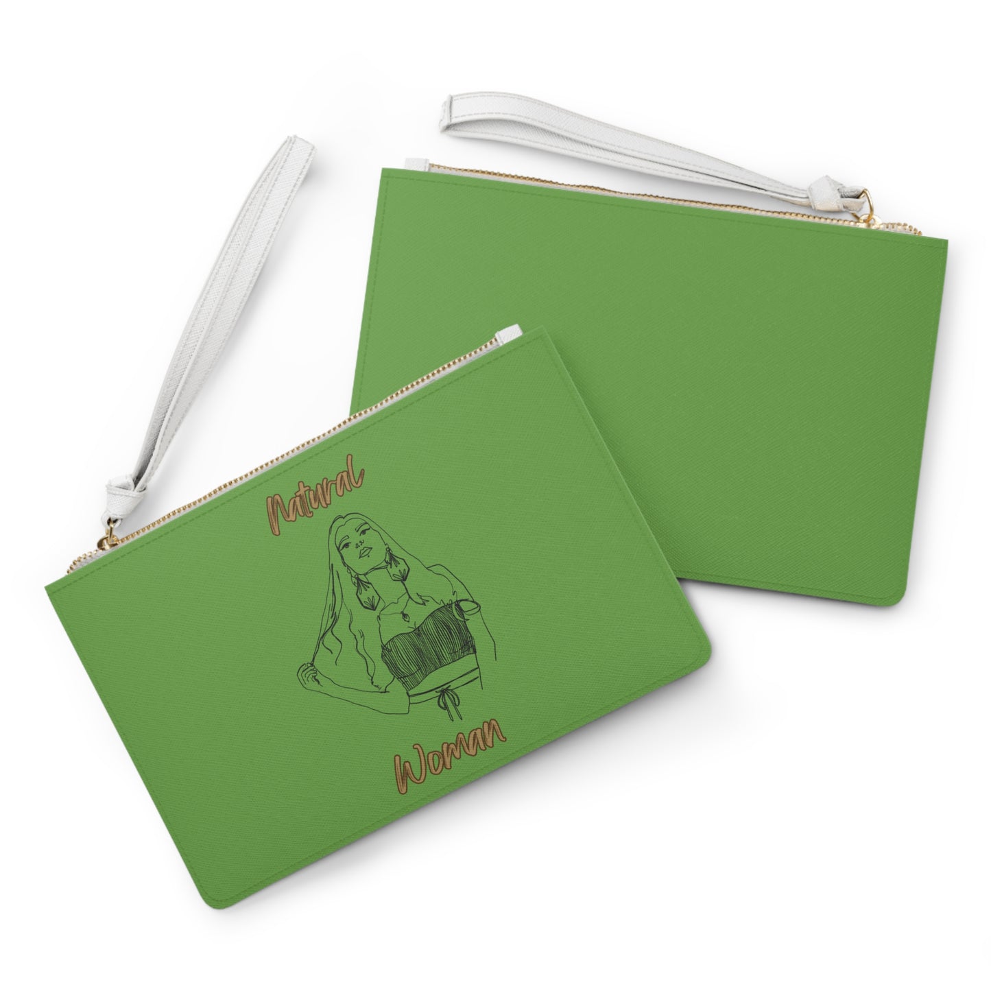 Natural Woman Thinking (BL) Clutch Bag GREEN