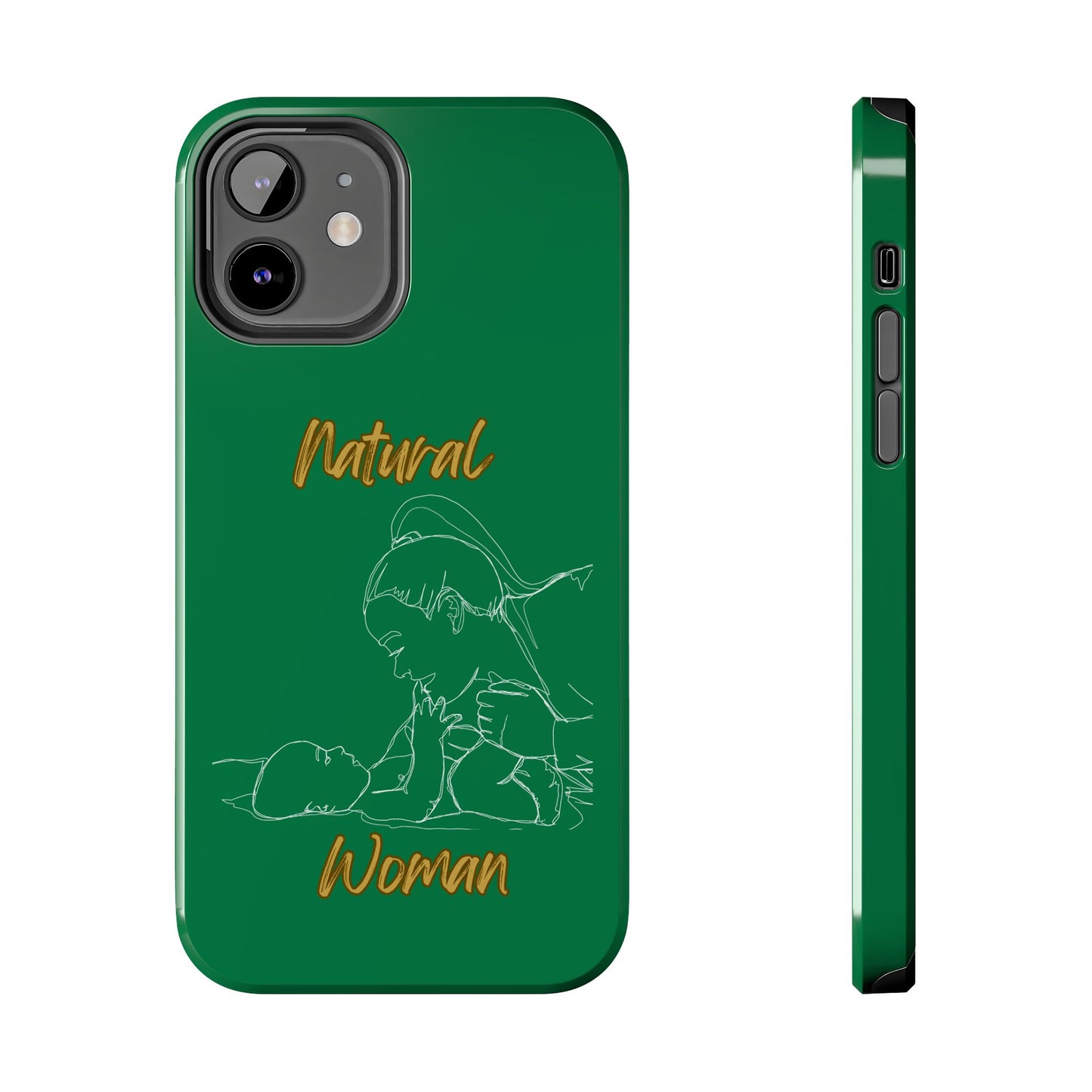 Natural Woman New Life (WL)Tough Phone Cases DARK GREEN