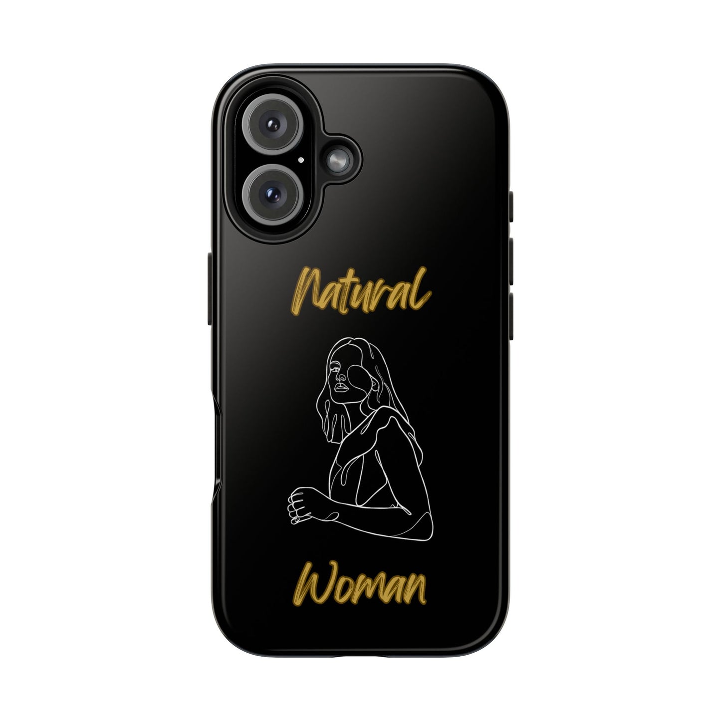 Natural Woman Care Free (WL)Tough Phone Cases BLACK