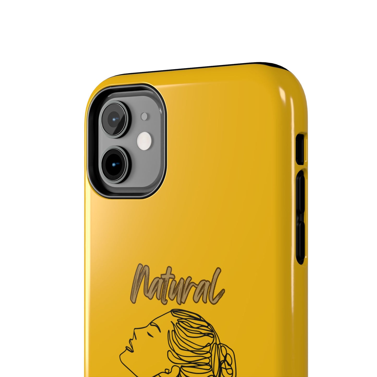 Natural Woman Wet Bun (BL) Tough Phone Cases YELLOW