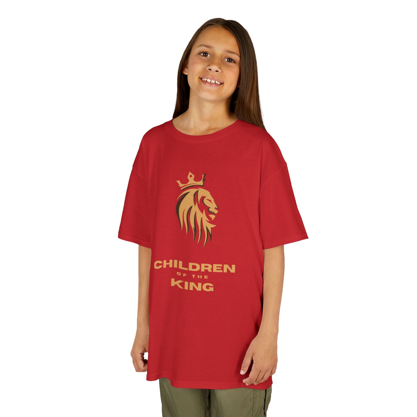 Children of the King Inspirational Kids Cotton T-Shirt (BRL)