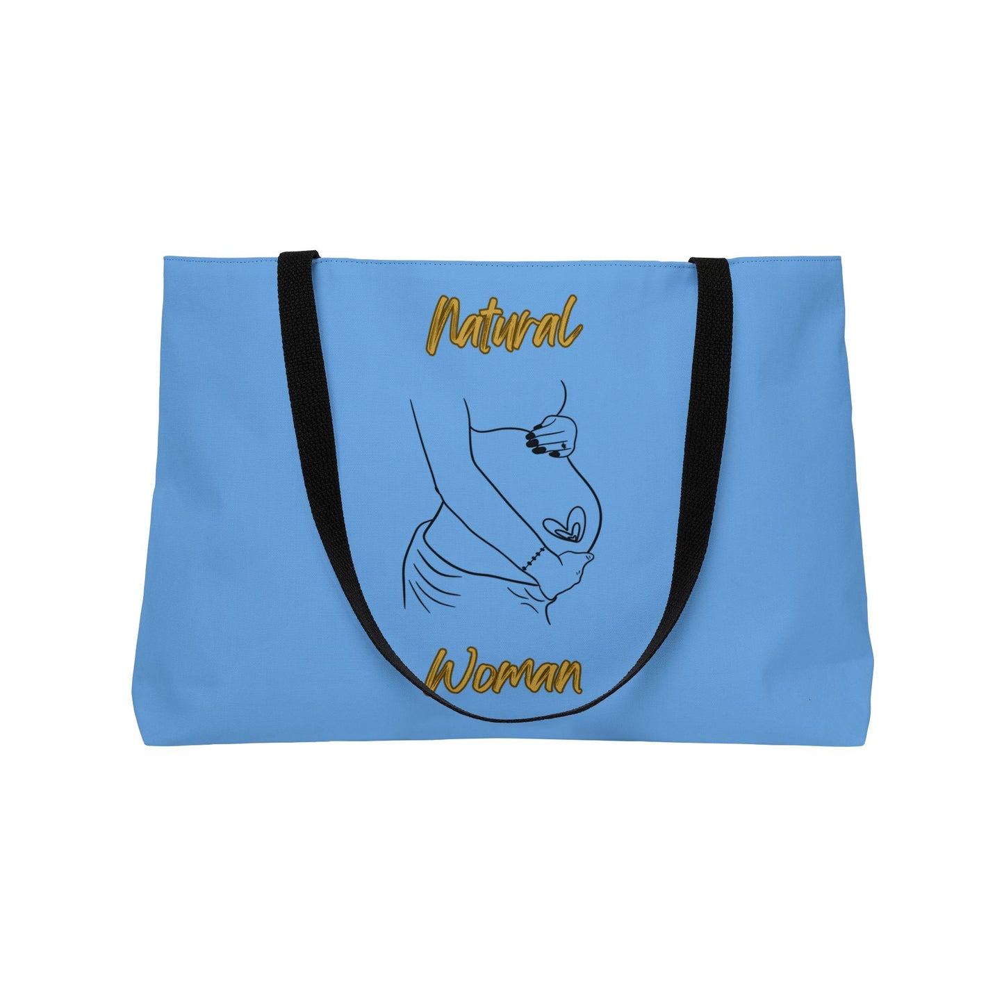 Natural Woman Loved In & Out (BL) Weekender Tote Bag LIGHT BLUE