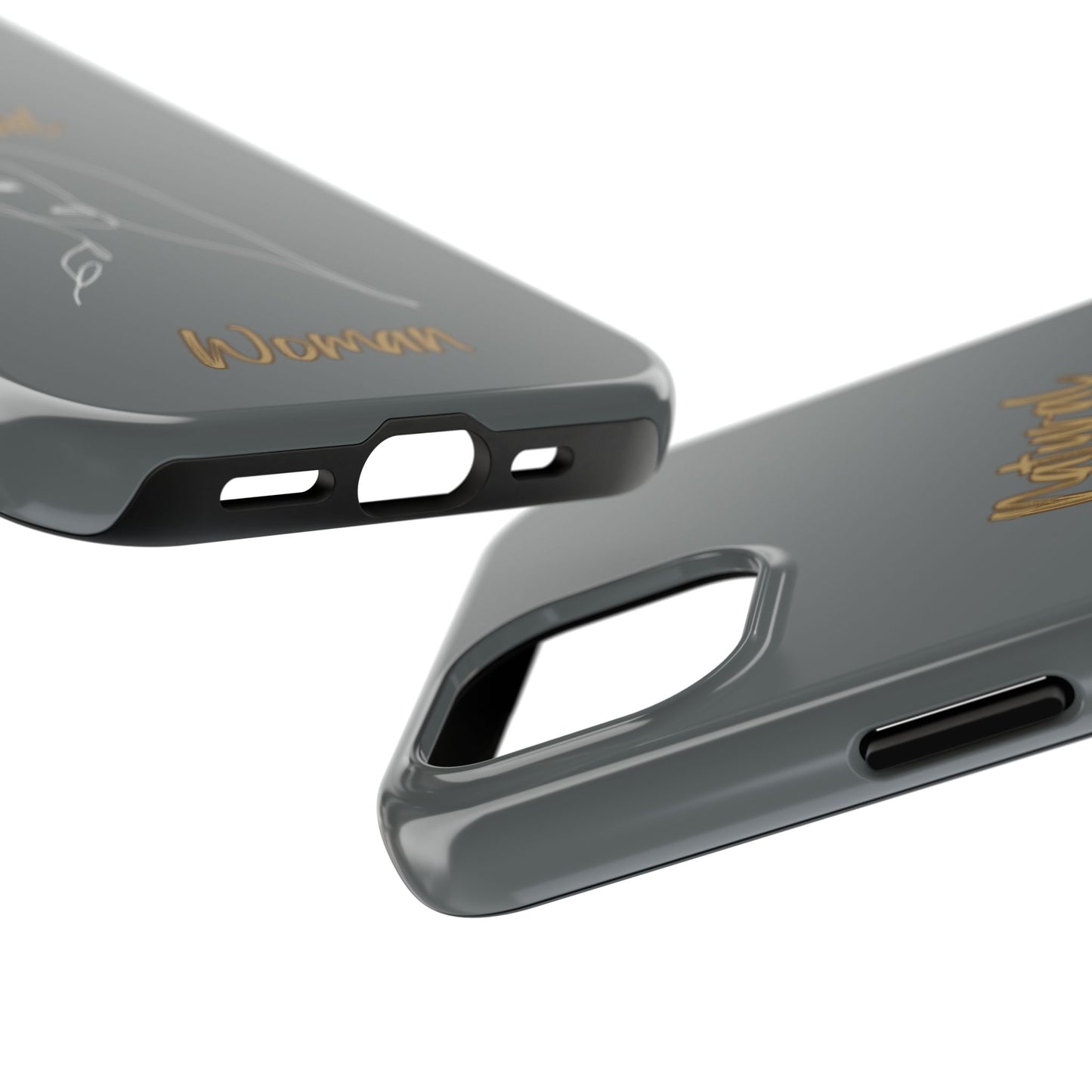 Natural Woman Covered Eye (WL)Tough Phone Cases DARK GREY