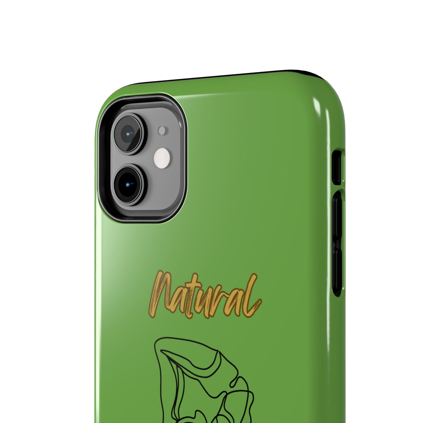 Natural Woman Flexible (BL)Tough Phone Cases GREEN