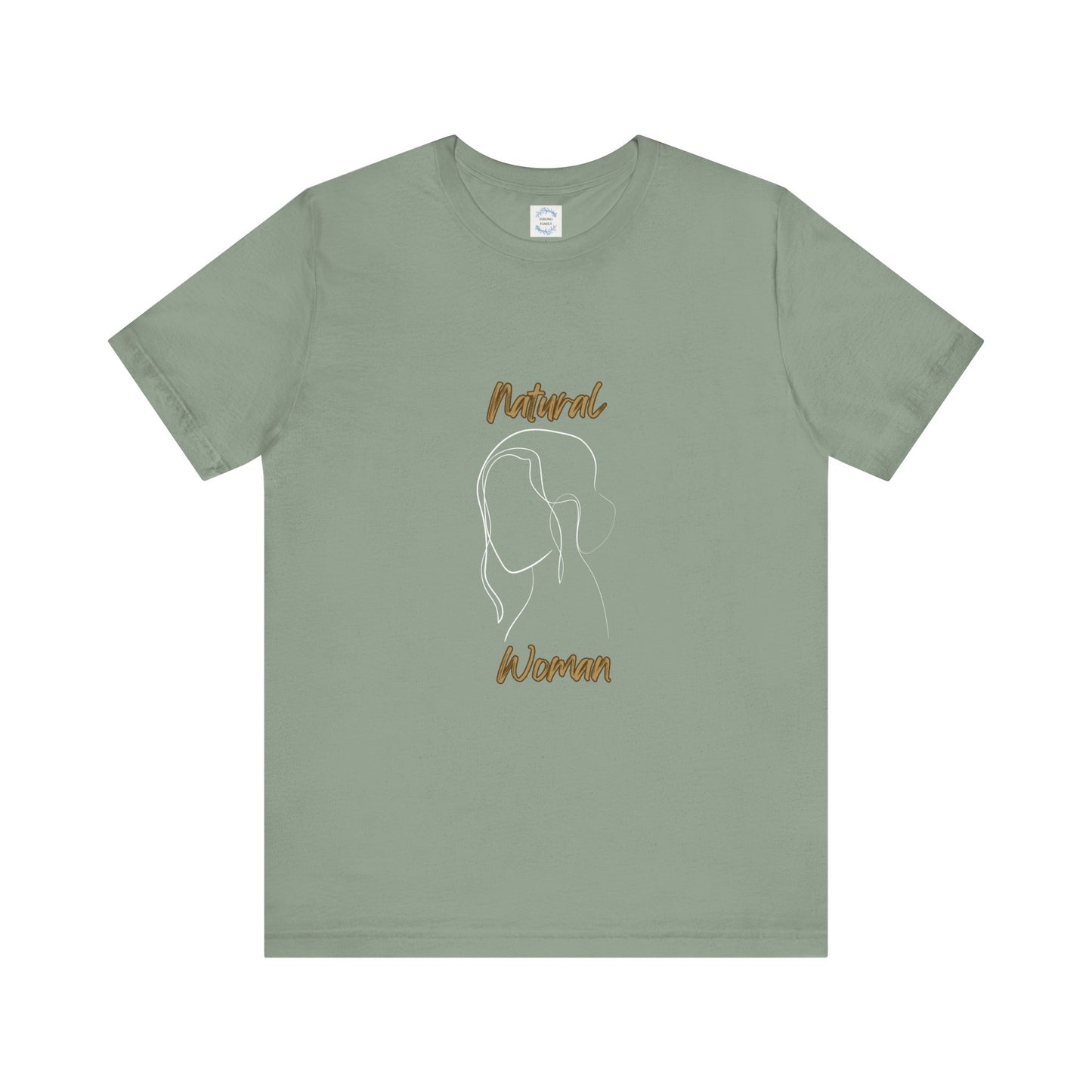 Natural Woman Hanging Hair (WL) Short Sleeve T-Shirt
