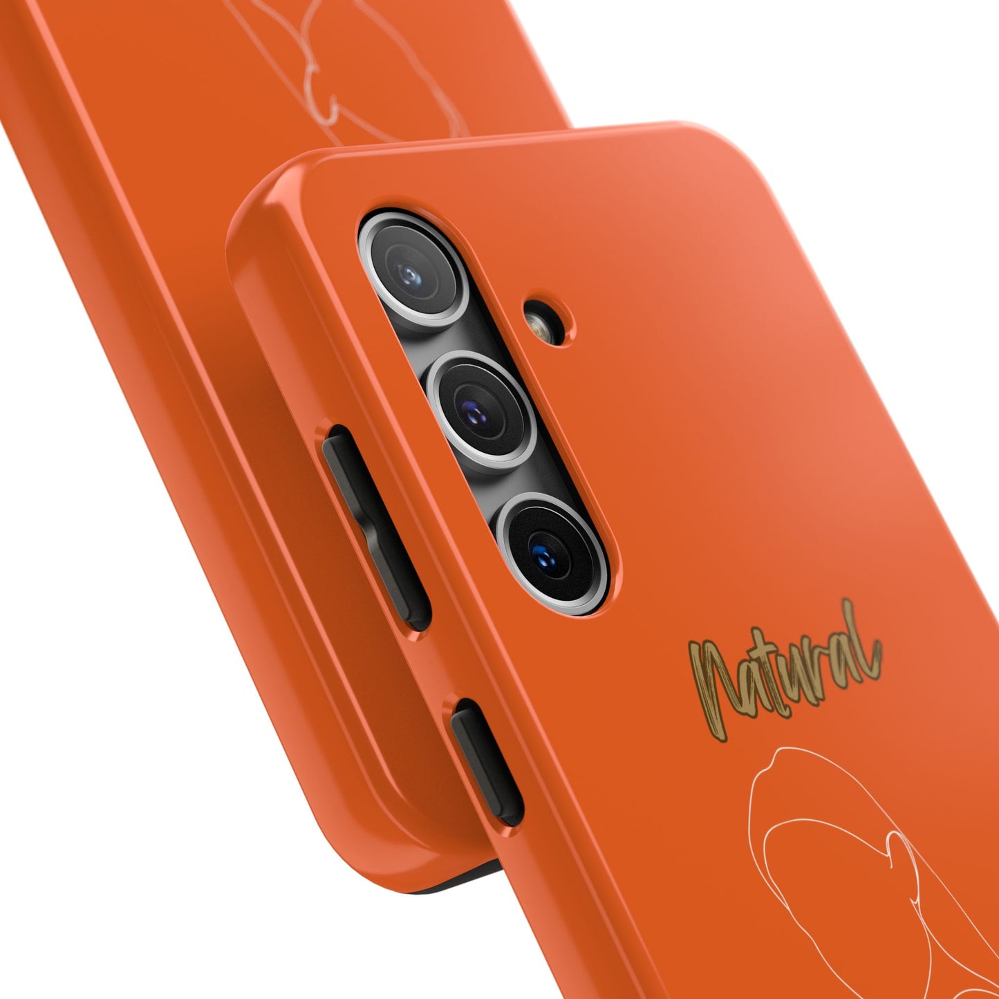 Natural Woman Tilted Look (WL) Tough Phone Cases ORANGE