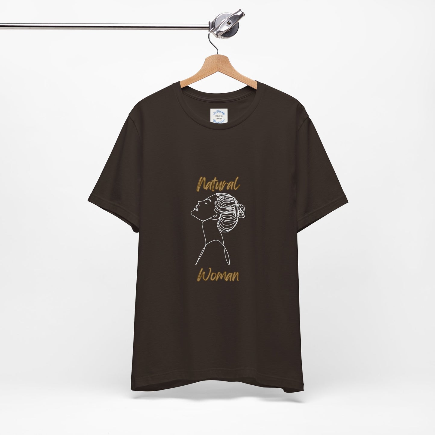 Natural Woman Wet Bun  (WL) Short Sleeve T-Shirt