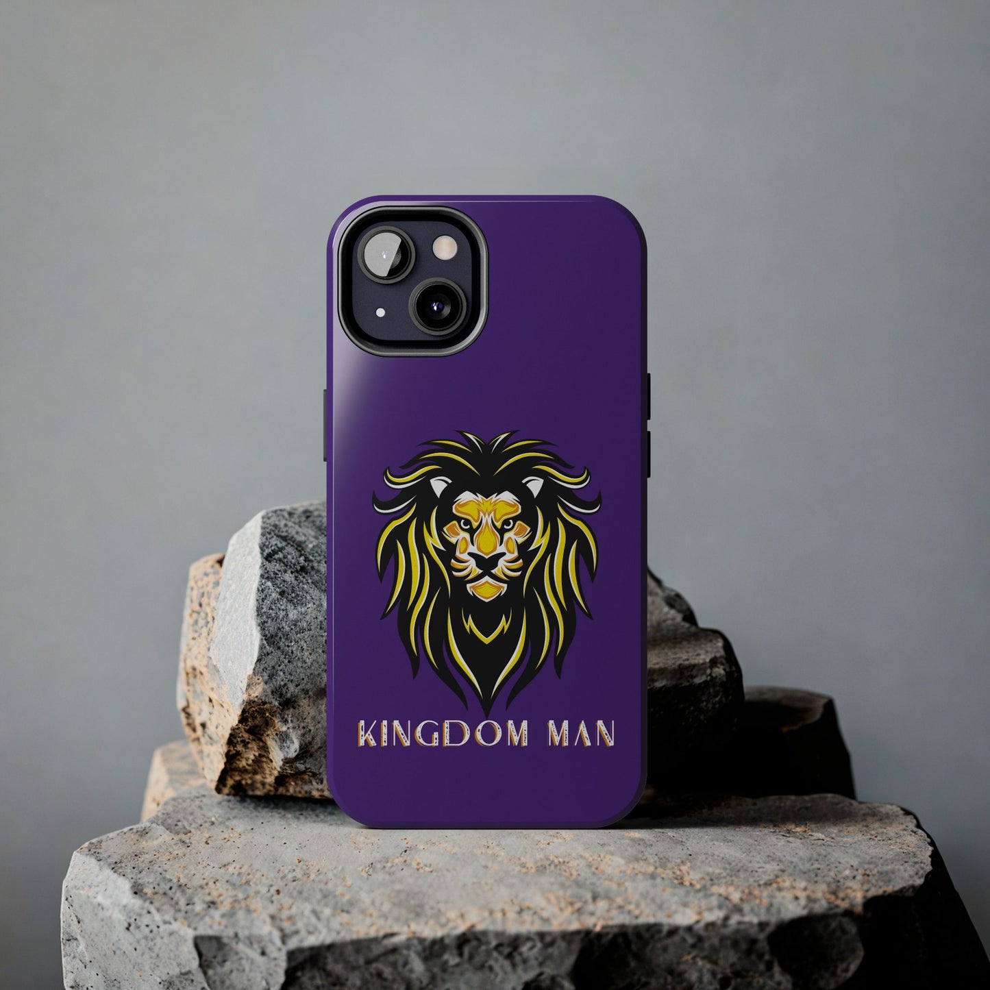 Kingdom Man (White-Gold Label) Tough Phone Case PURPLE