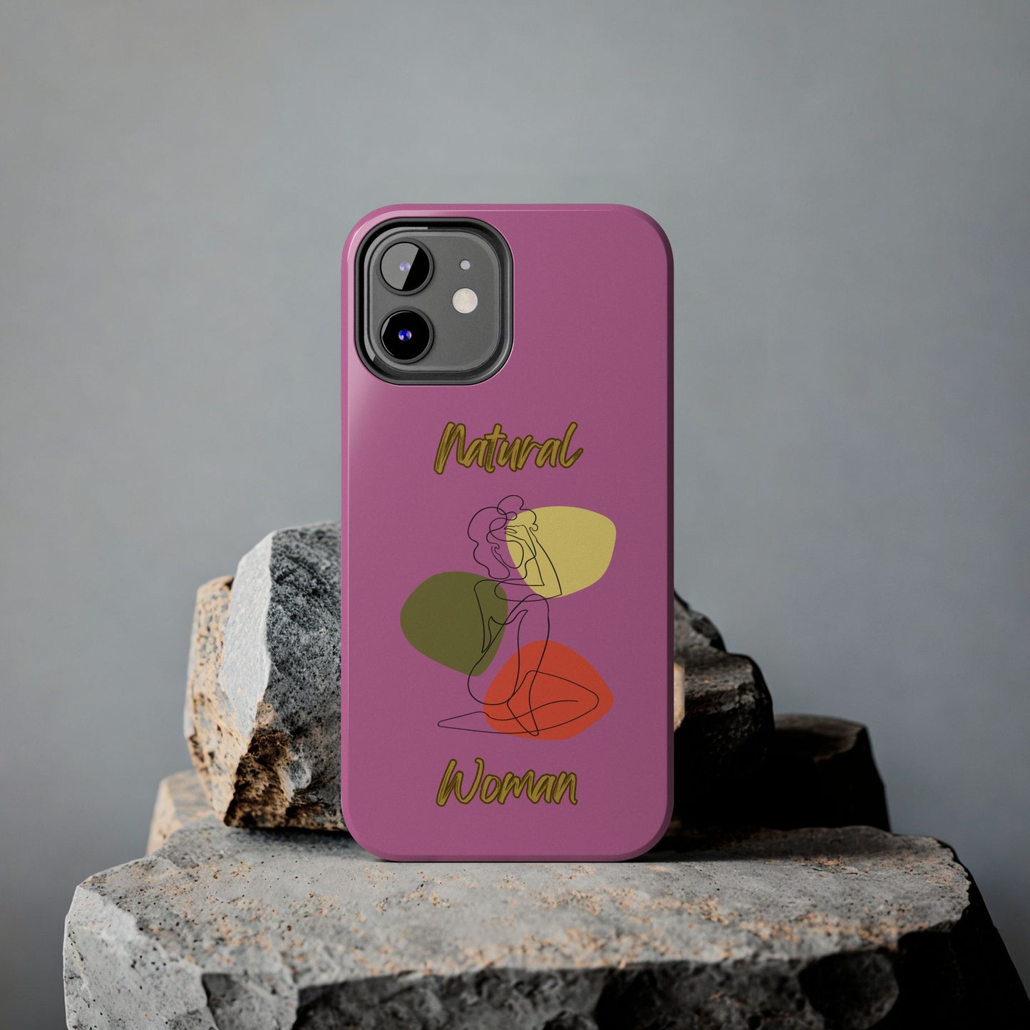 Natural Woman Colorful Pose (BL)Tough Phone Cases LIGHT PINK