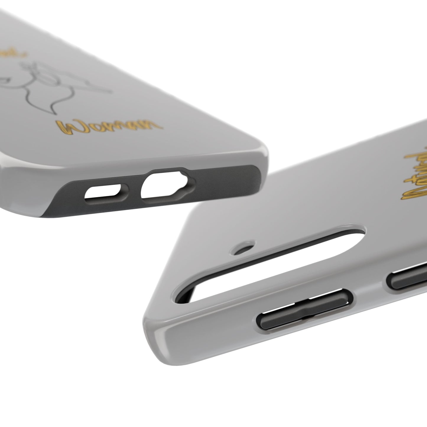 Natural Woman Lips (BL)Tough Phone Cases LIGHT GREY