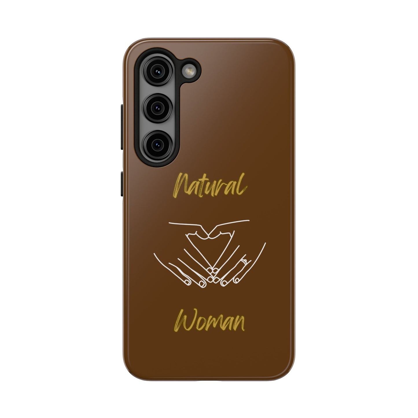 Natural Woman I Love You (WL)Tough Phone Cases BROWN