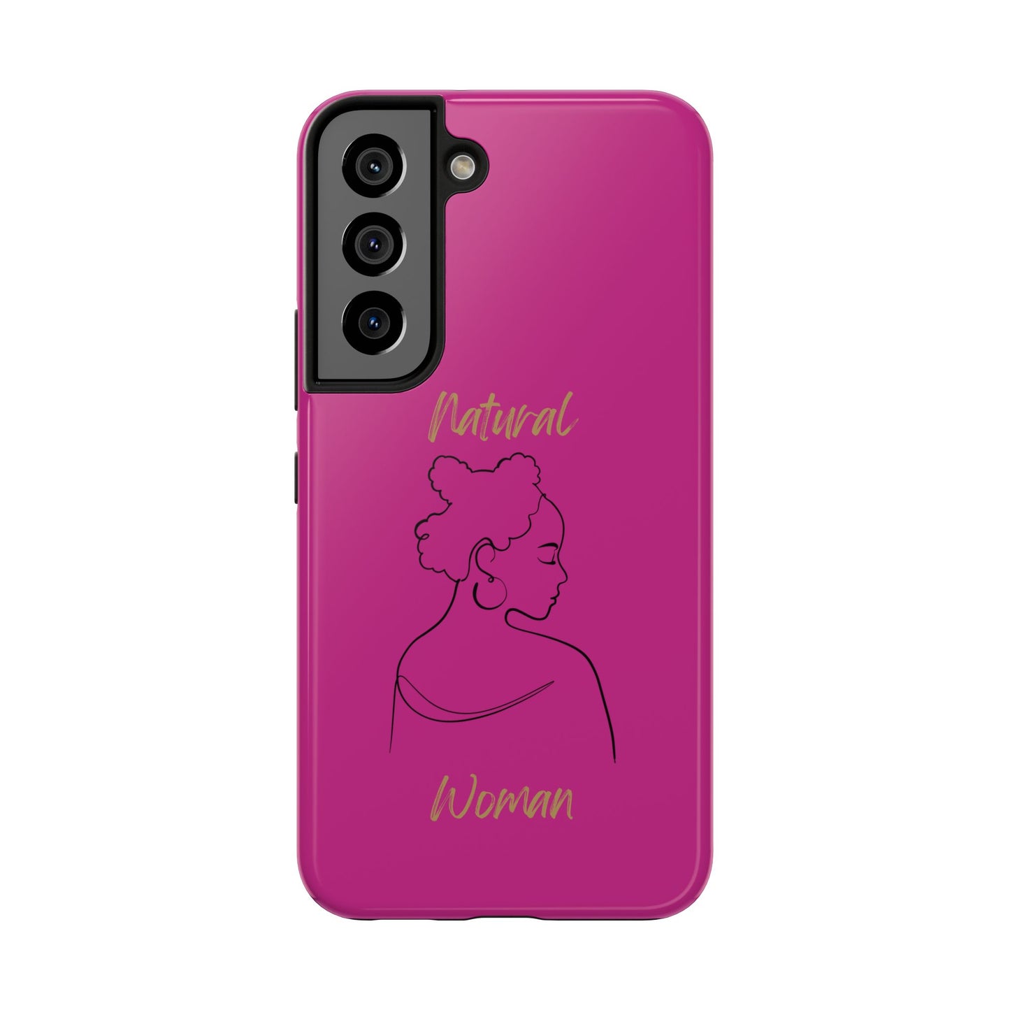 Natural Woman Twists (BL) Tough Phone Cases PINK