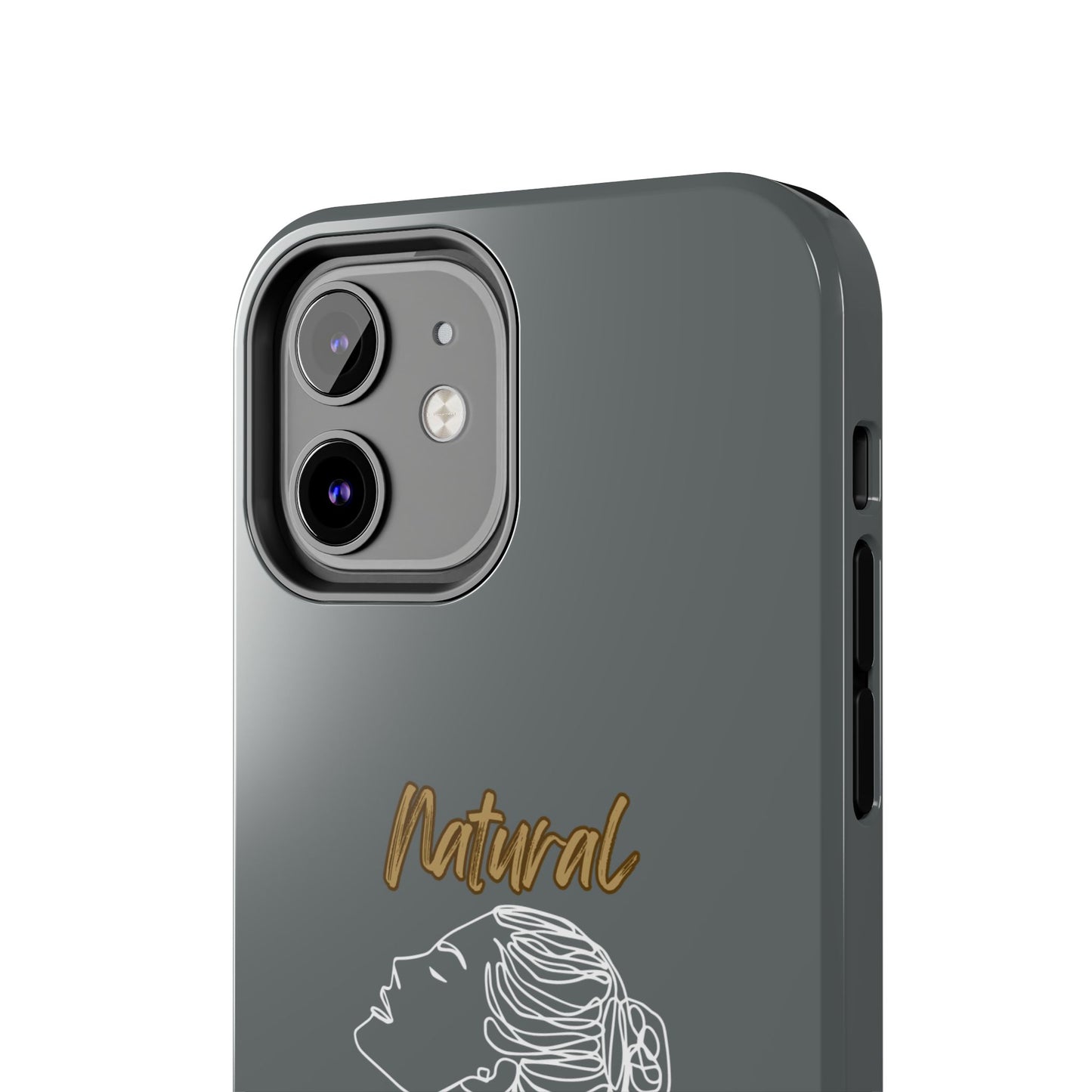 Natural Woman Wet Bun (WL) Tough Phone Cases DARK GREY