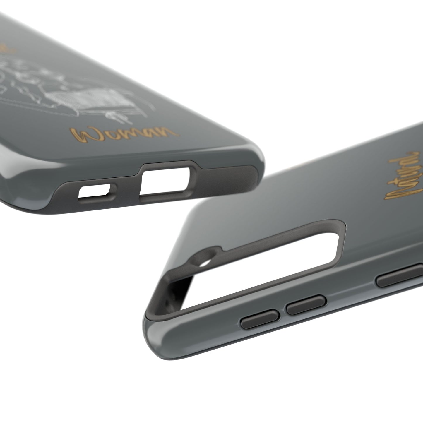 Natural Woman Thinking (WL)Tough Phone Cases DARK GREY