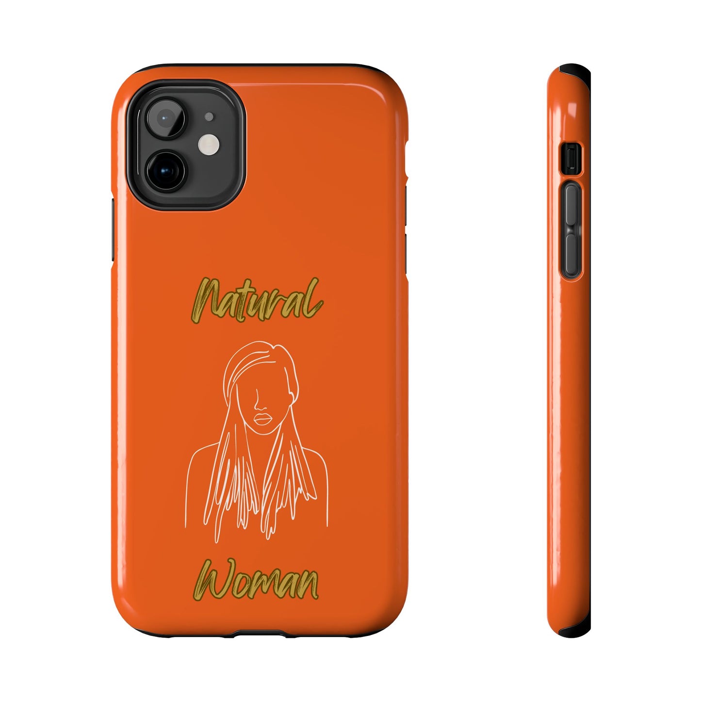 Natural Woman Content (WL)Tough Phone Cases ORANGE