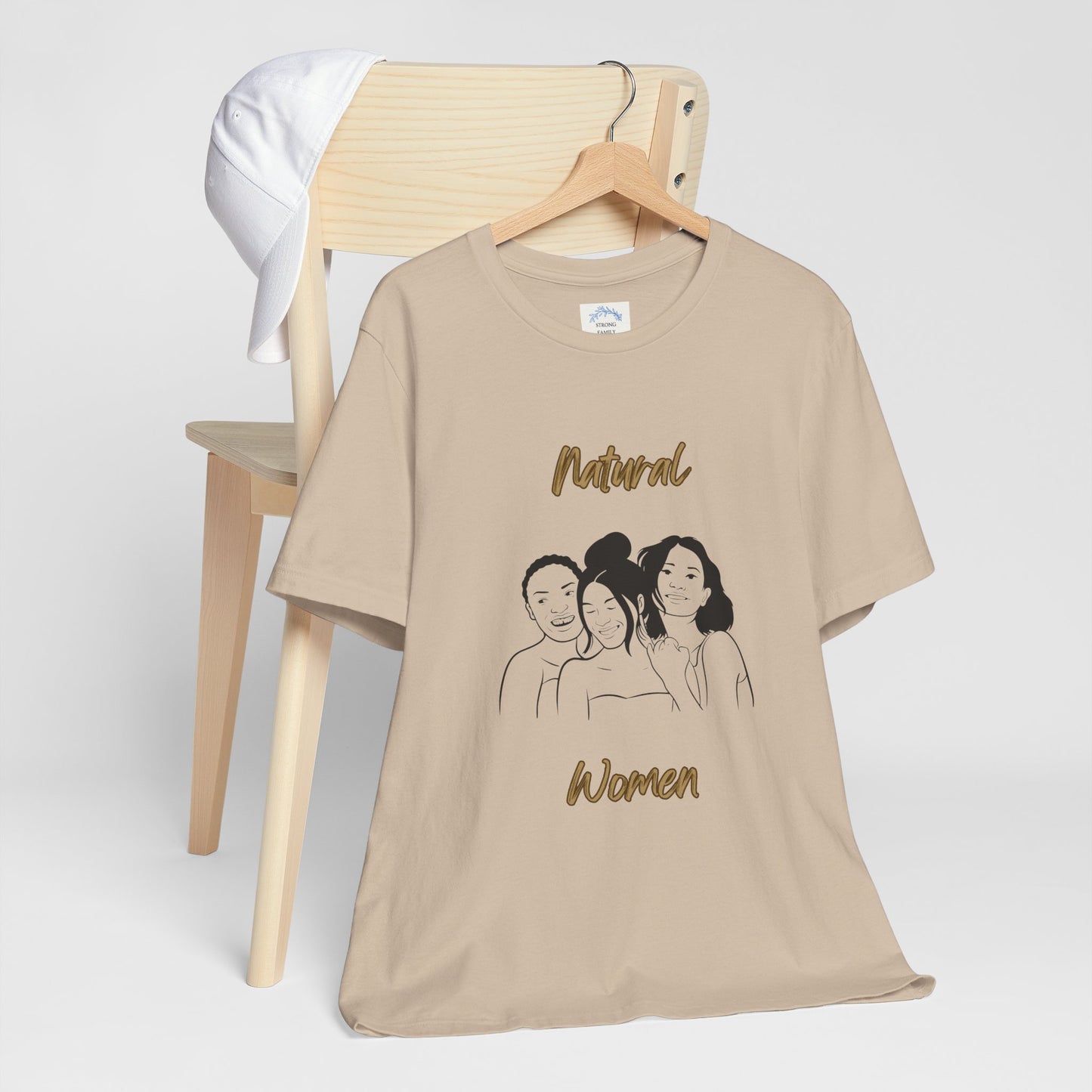 Natural Woman Laughing Friends (BL) Short Sleeve T-Shirt