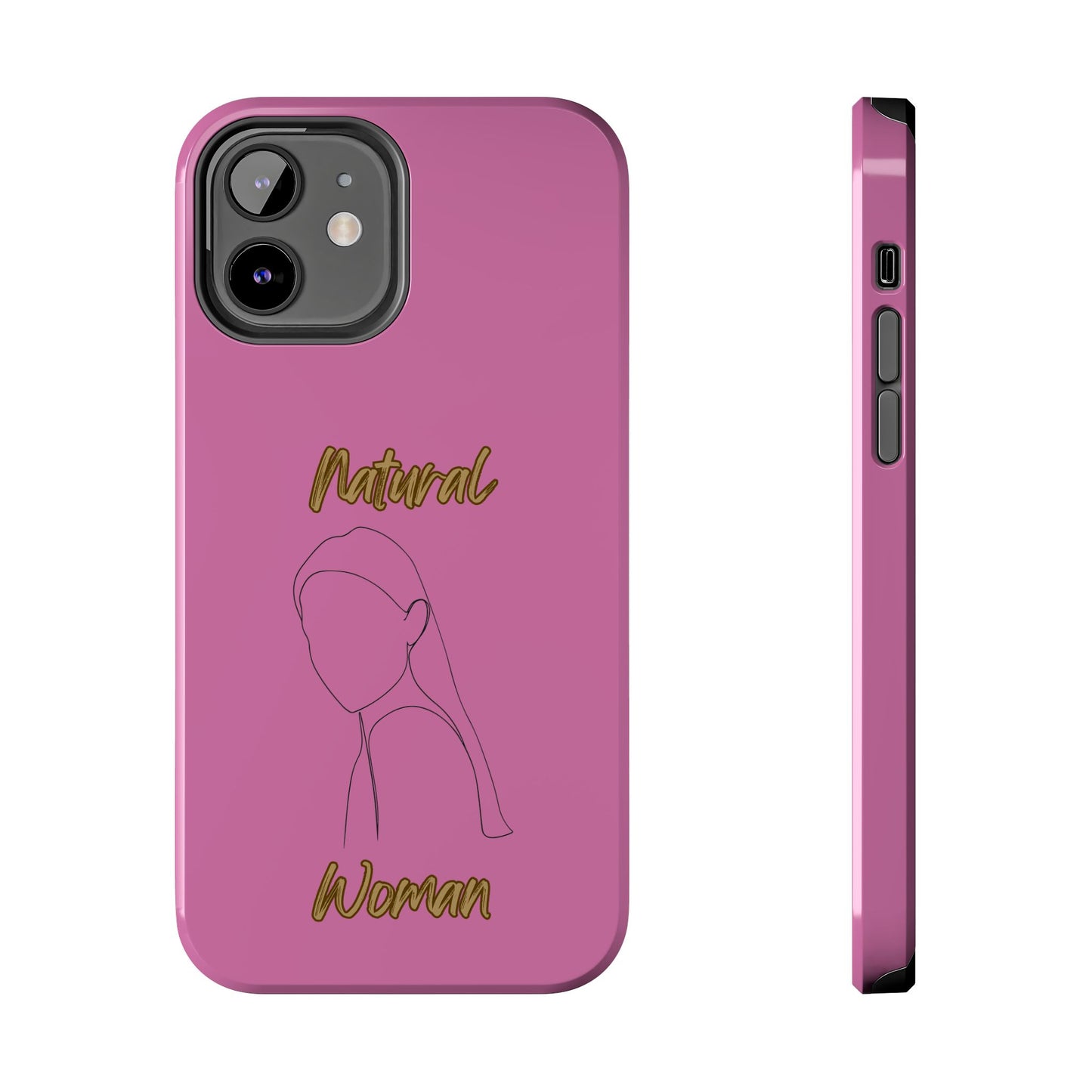 Natural Woman Tilted Look (BL) Tough Phone Cases LIGHT PINK
