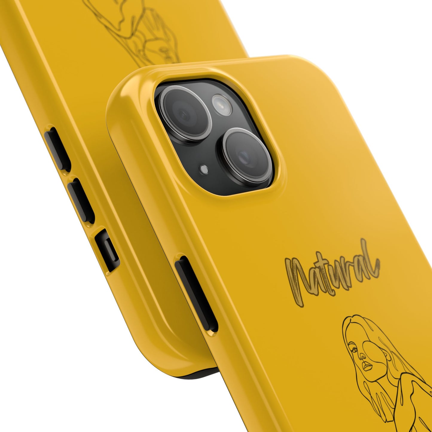Natural Woman Care Free (BL)Tough Phone Cases YELLOW