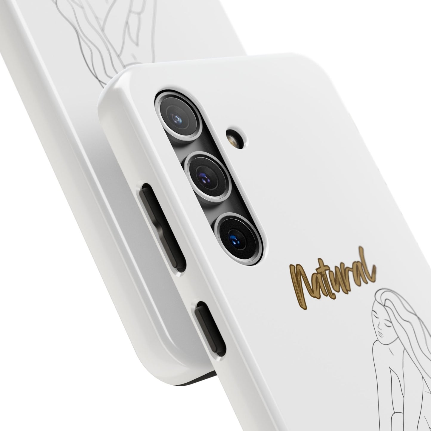 Natural Woman Beauty (BL) Tough Phone Cases WHITE