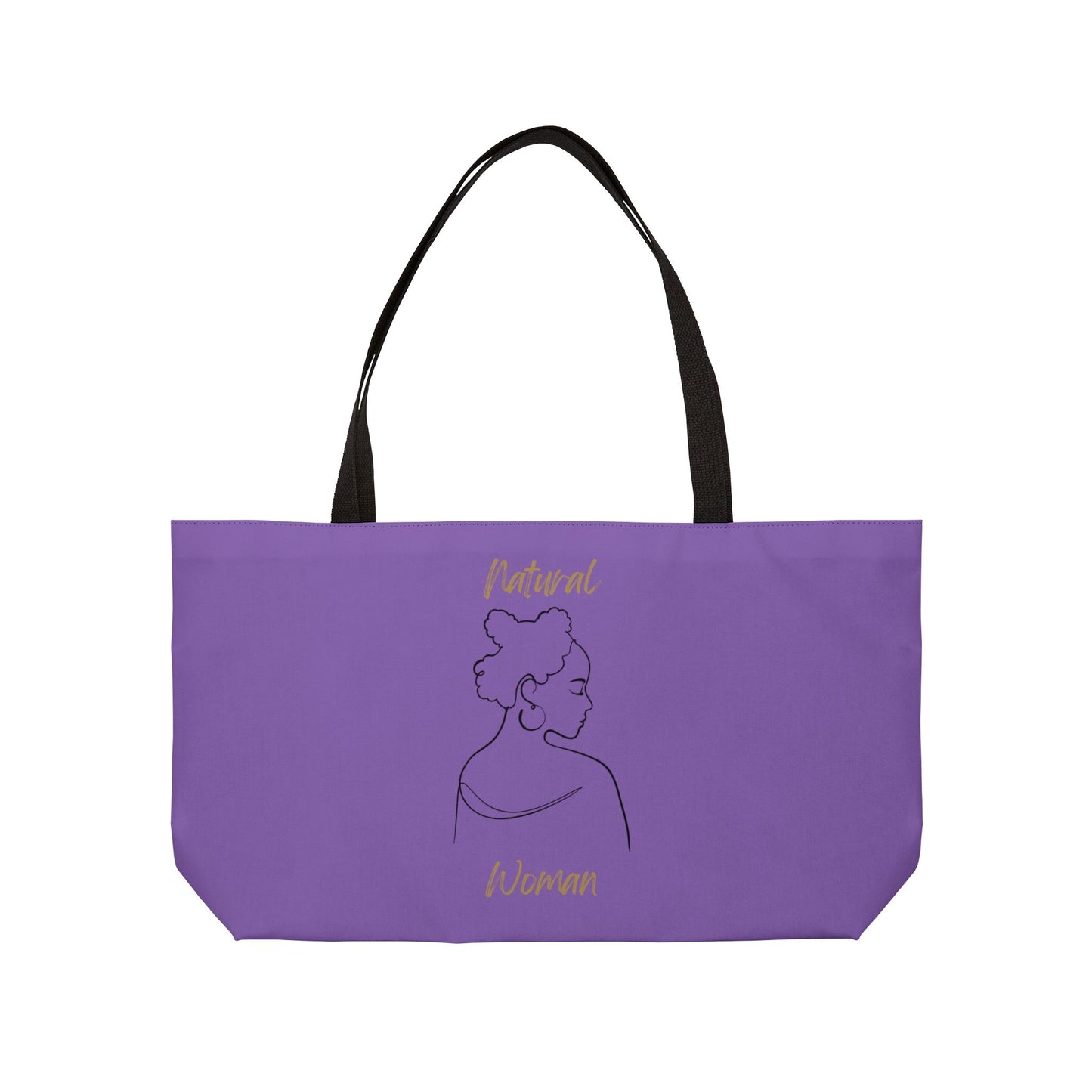 Natural Woman Twist (BL) Weekender Tote Bag LIGHT PURPLE