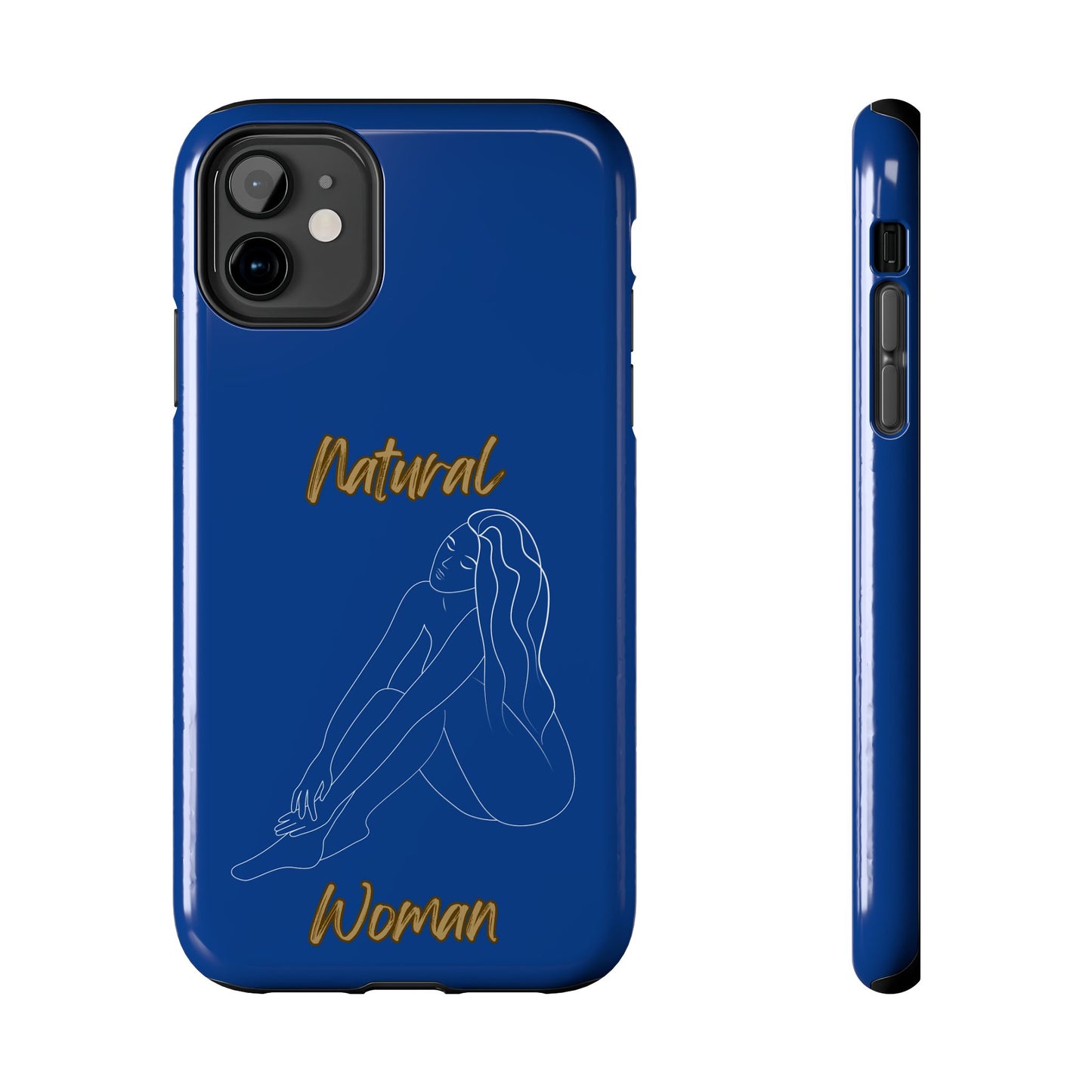 Natural Woman Beauty (WL) Tough Phone Cases DARK BLUE