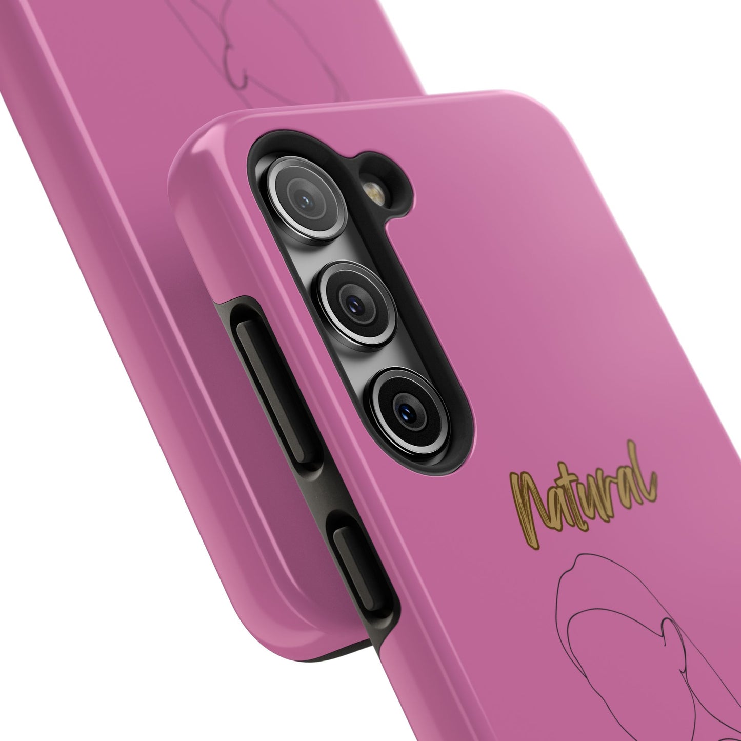 Natural Woman Tilted Look (BL) Tough Phone Cases LIGHT PINK