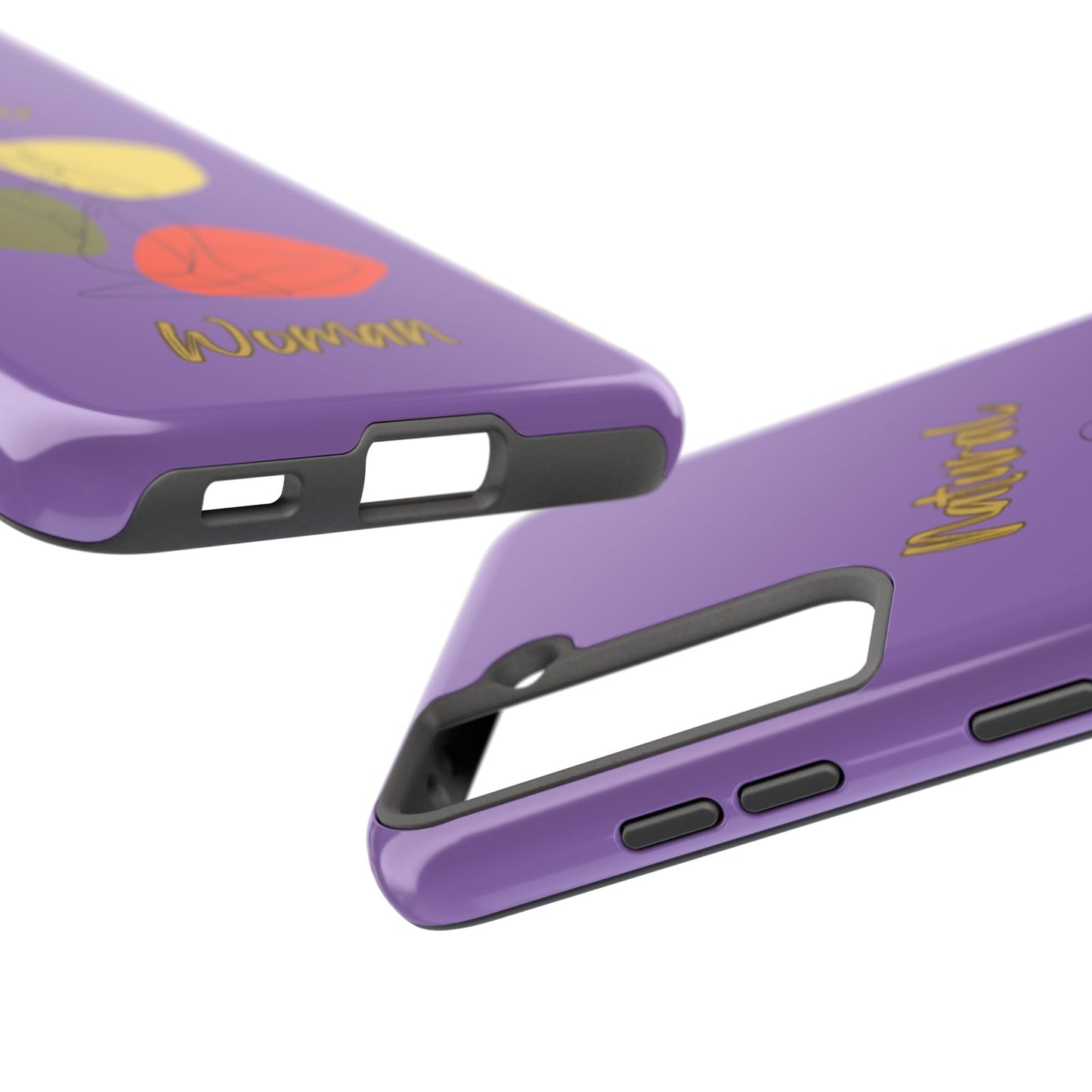 Natural Woman Colorful Pose (BL)Tough Phone Cases LIGHT PURPLE