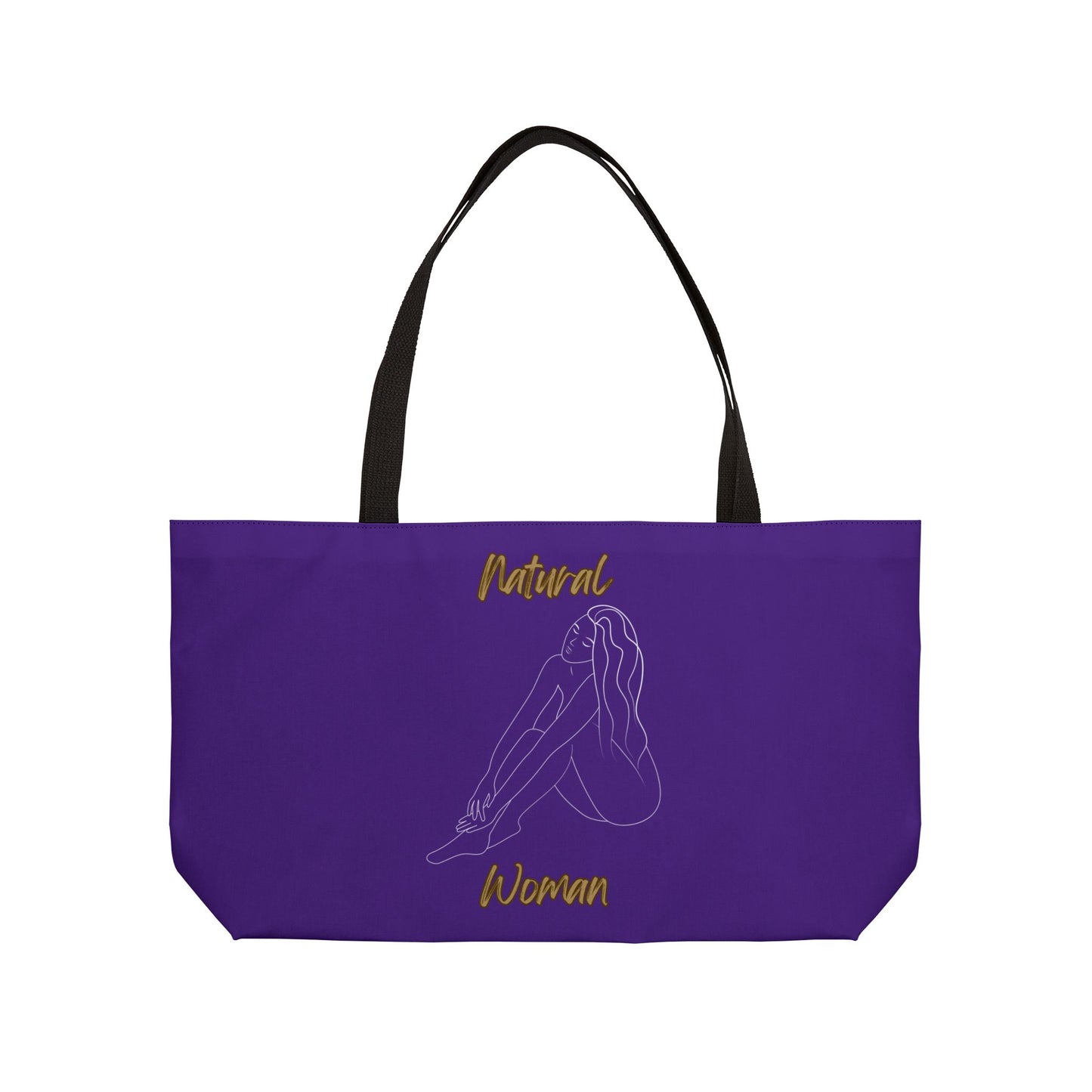 Natural Woman Beauty (WL) Weekender Tote Bag PURPLE