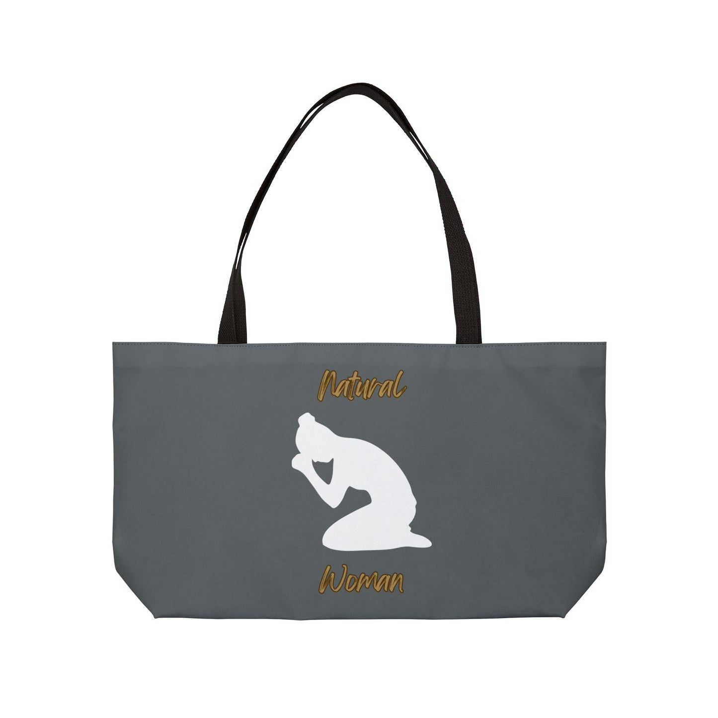 Natural Woman Pray (WL) Weekender Tote Bag DARK GREY