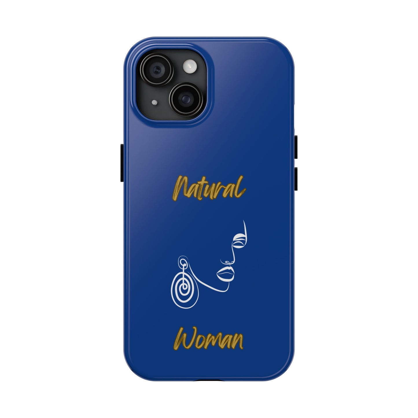 Natural Woman Music In My Soul (WL)Tough Phone Cases DARK BLUE