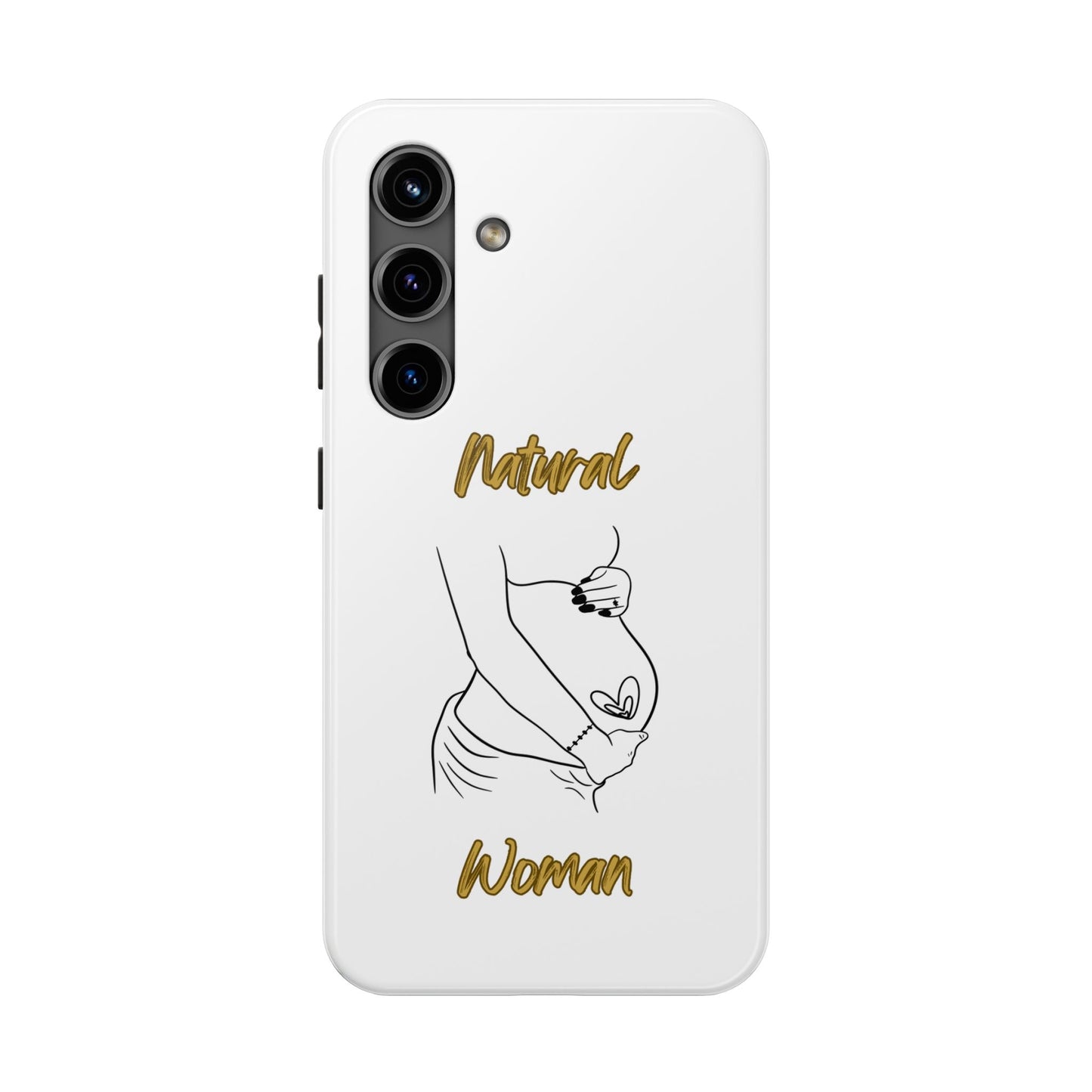 Natural Woman Loved In & Out (BL)Tough Phone Cases WHITE