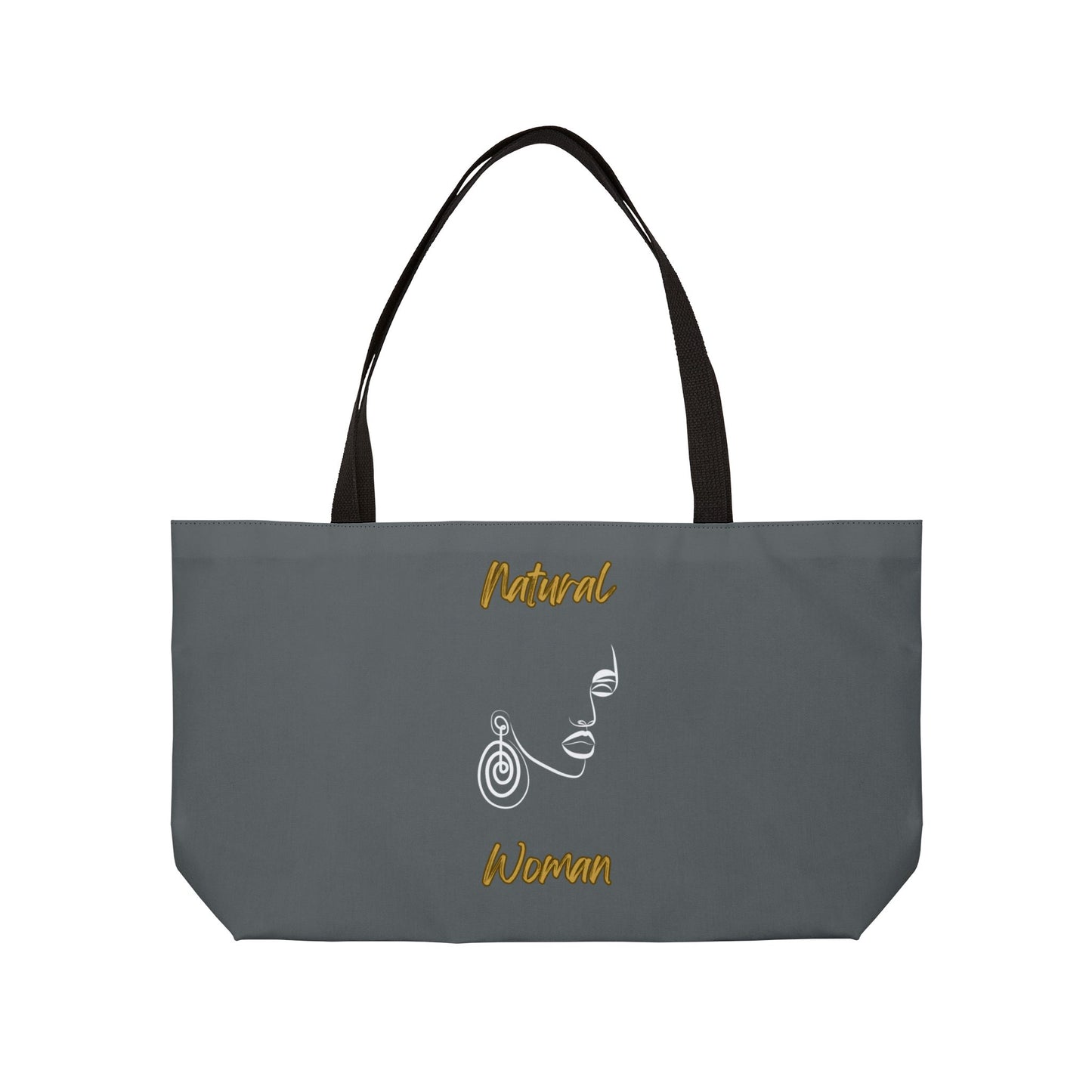 Natural Woman Music In My Soul (WL) Weekender Tote Bag DARK GREY