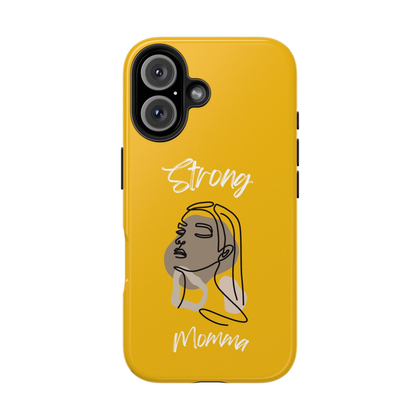 Strong Momma (WL) Tough Phone Cases YELLOW