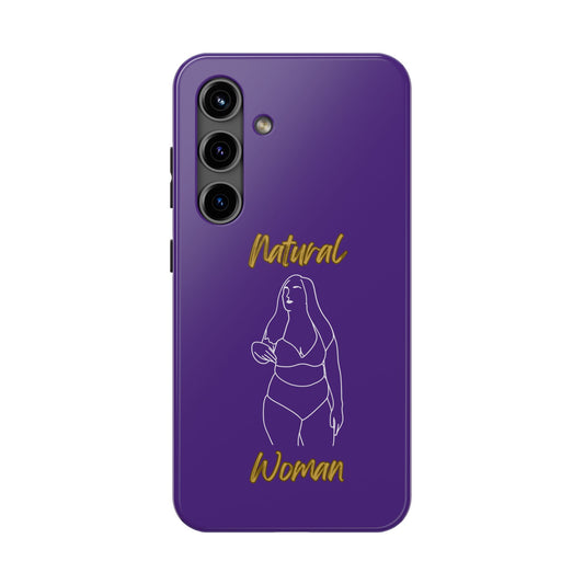 Natural Woman Full Beauty (WL)Tough Phone Cases PURPLE