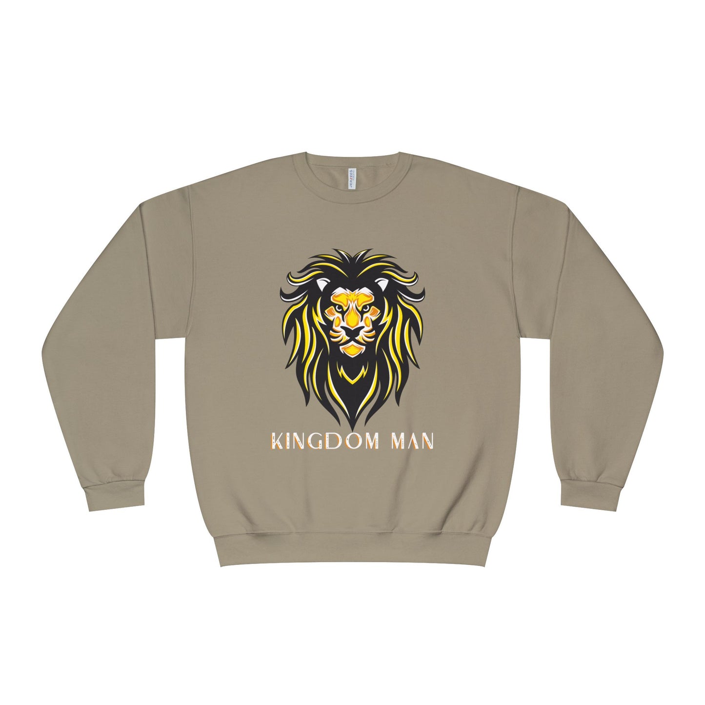 Kingdom Man (White/Gold) Crewneck Sweatshirt