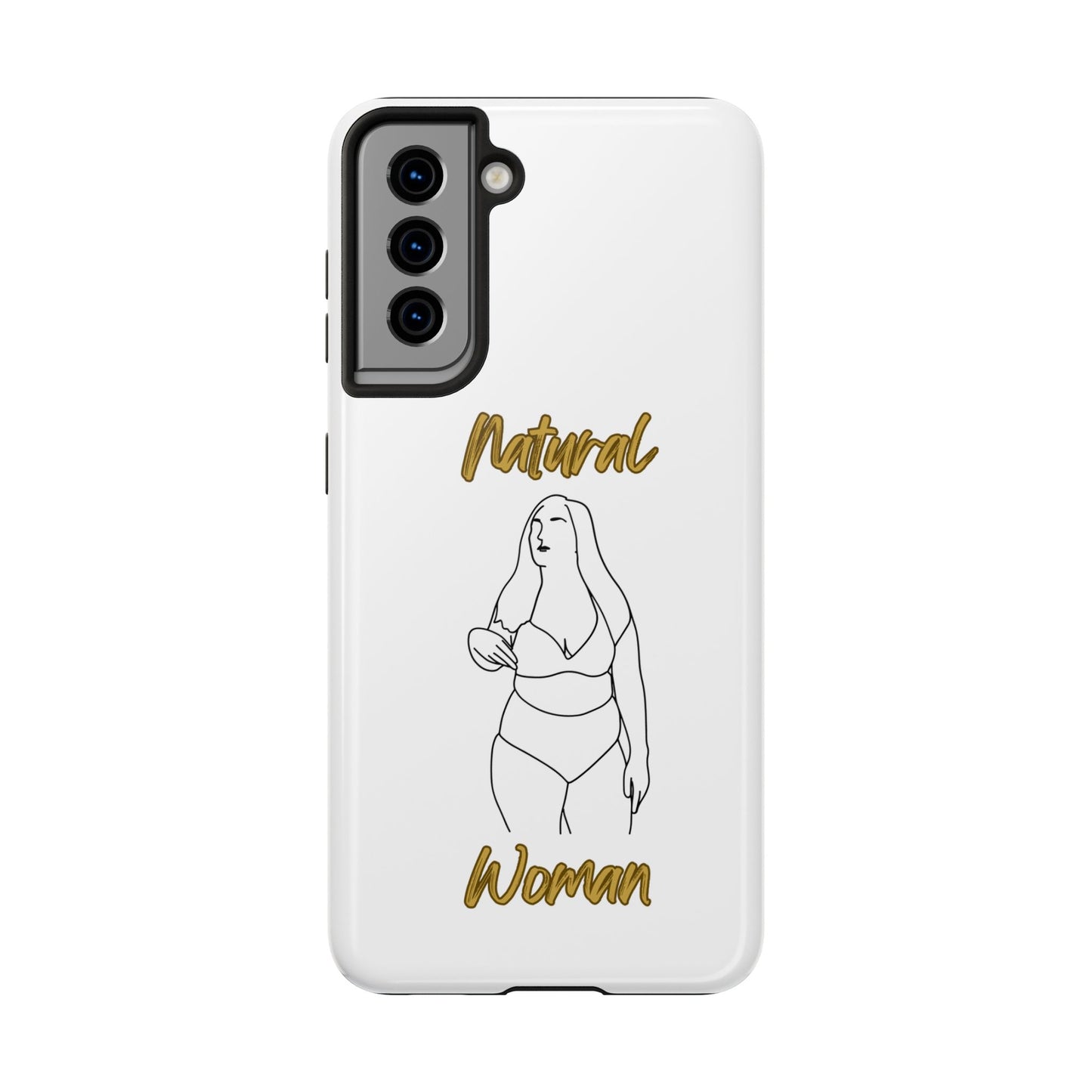 Natural Woman Full Beauty (BL)Tough Phone Cases WHITE