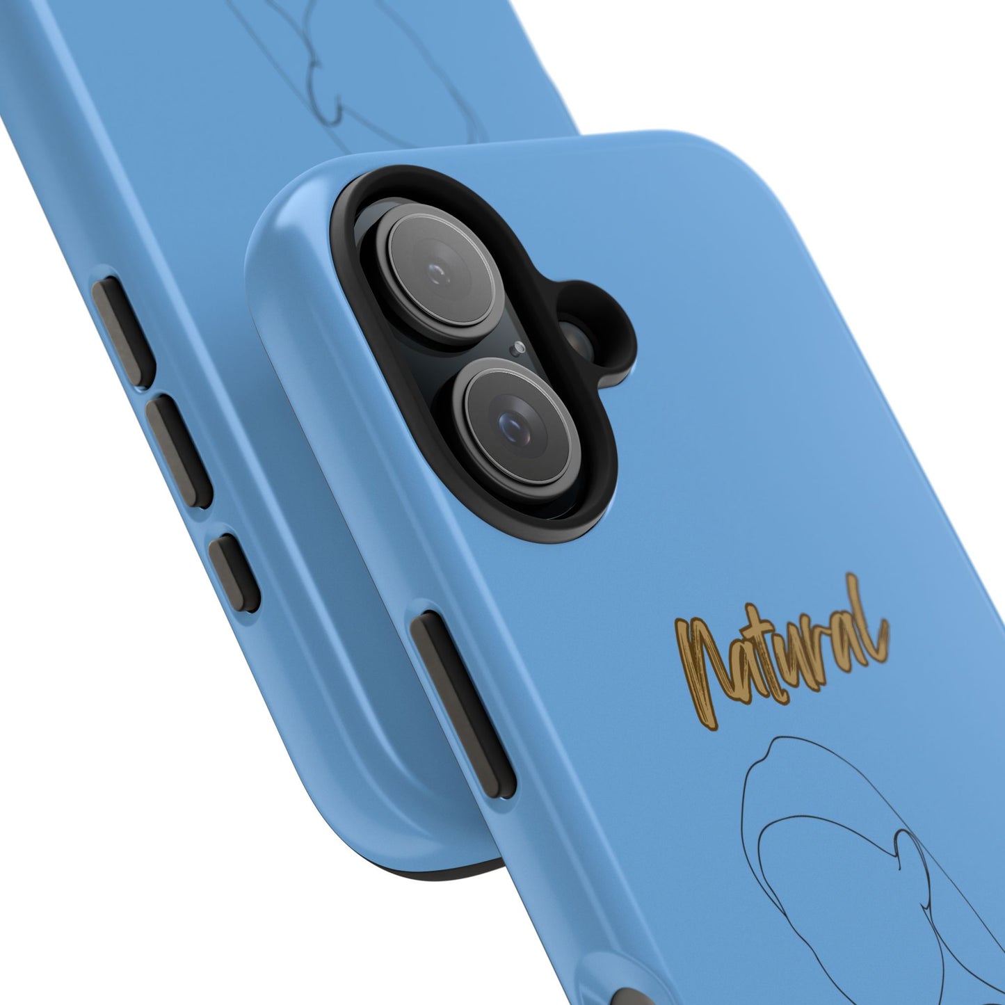 Natural Woman Tilted Look (BL) Tough Phone Cases LIGHT BLUE