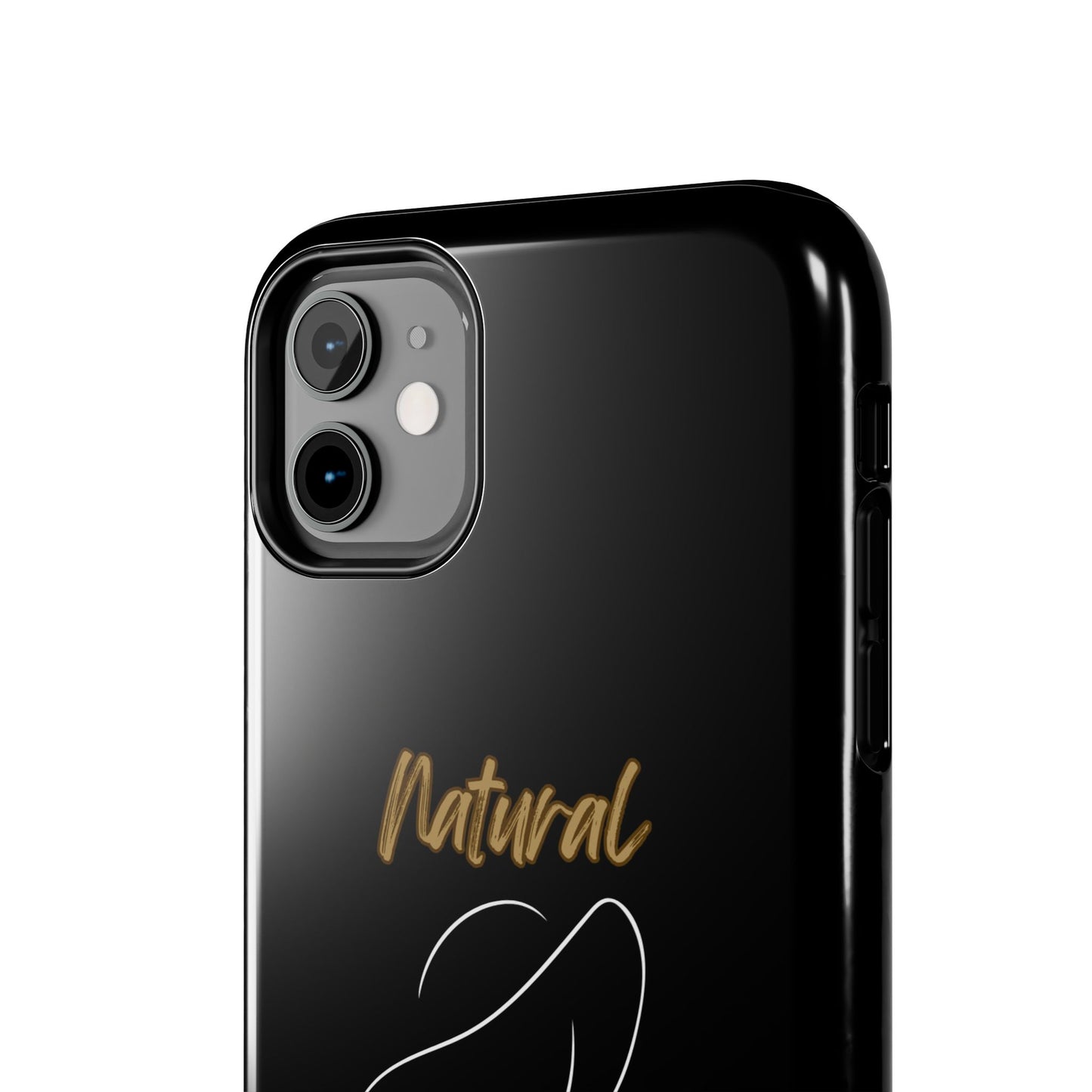 Natural  Woman Sun Hat (WL) Tough Phone Cases BLACK