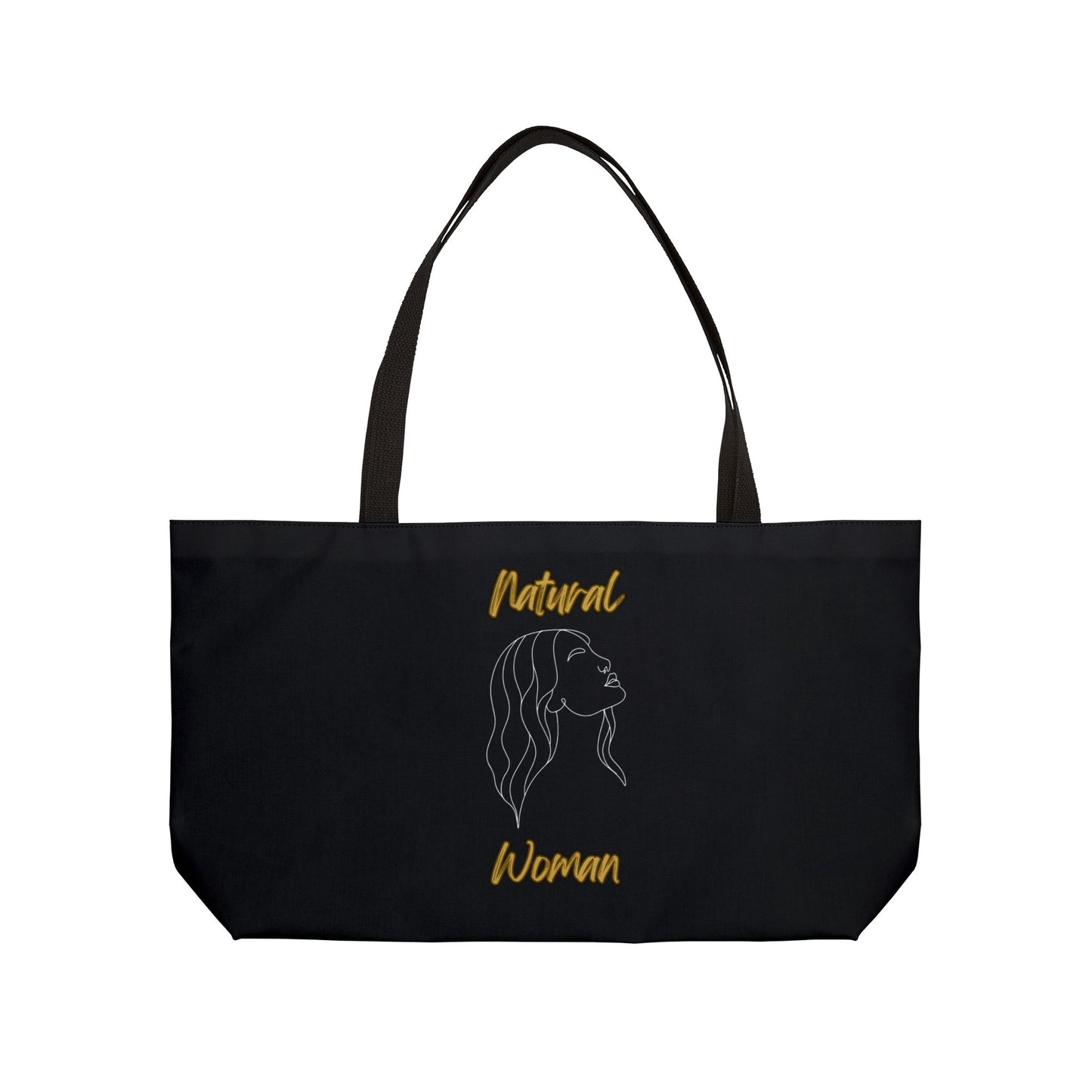 Natural Woman Breeze On Face (WL) Weekender Tote Bag BLACK