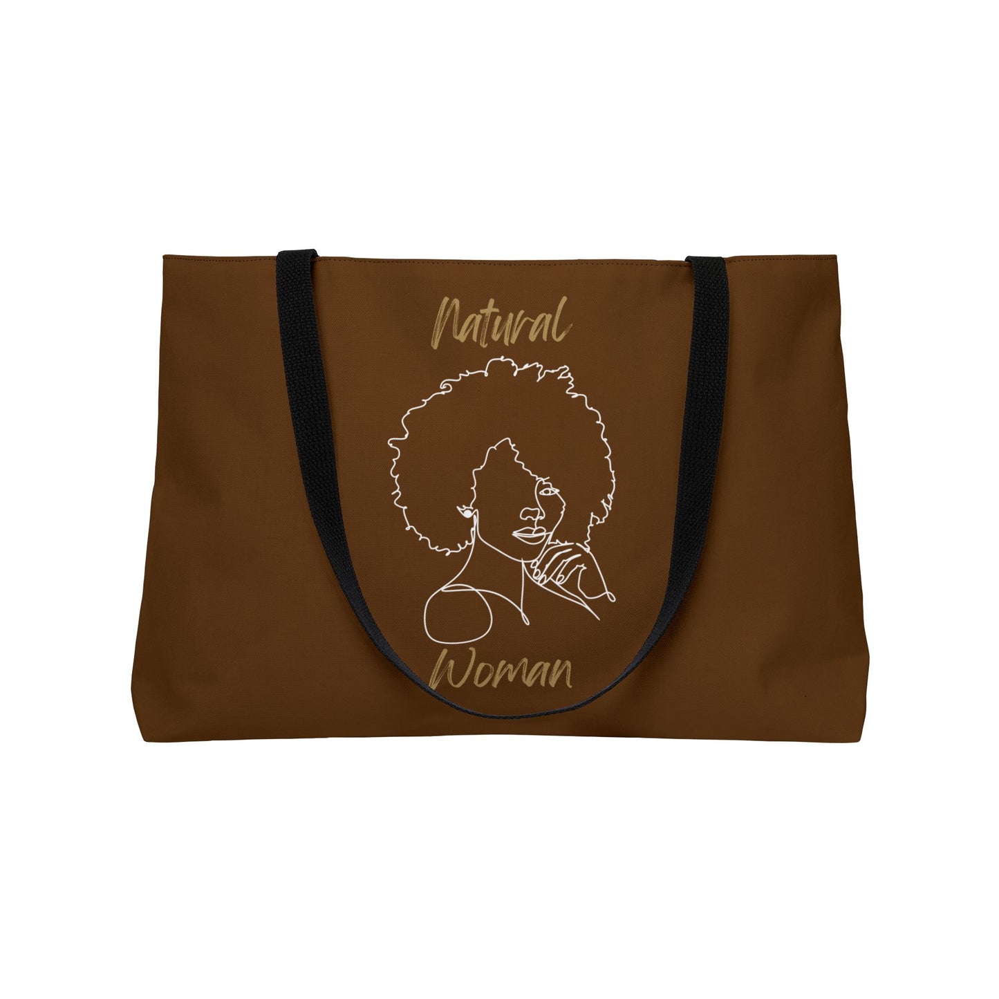Natural Woman The Look (WL) Weekender Tote Bag BROWN