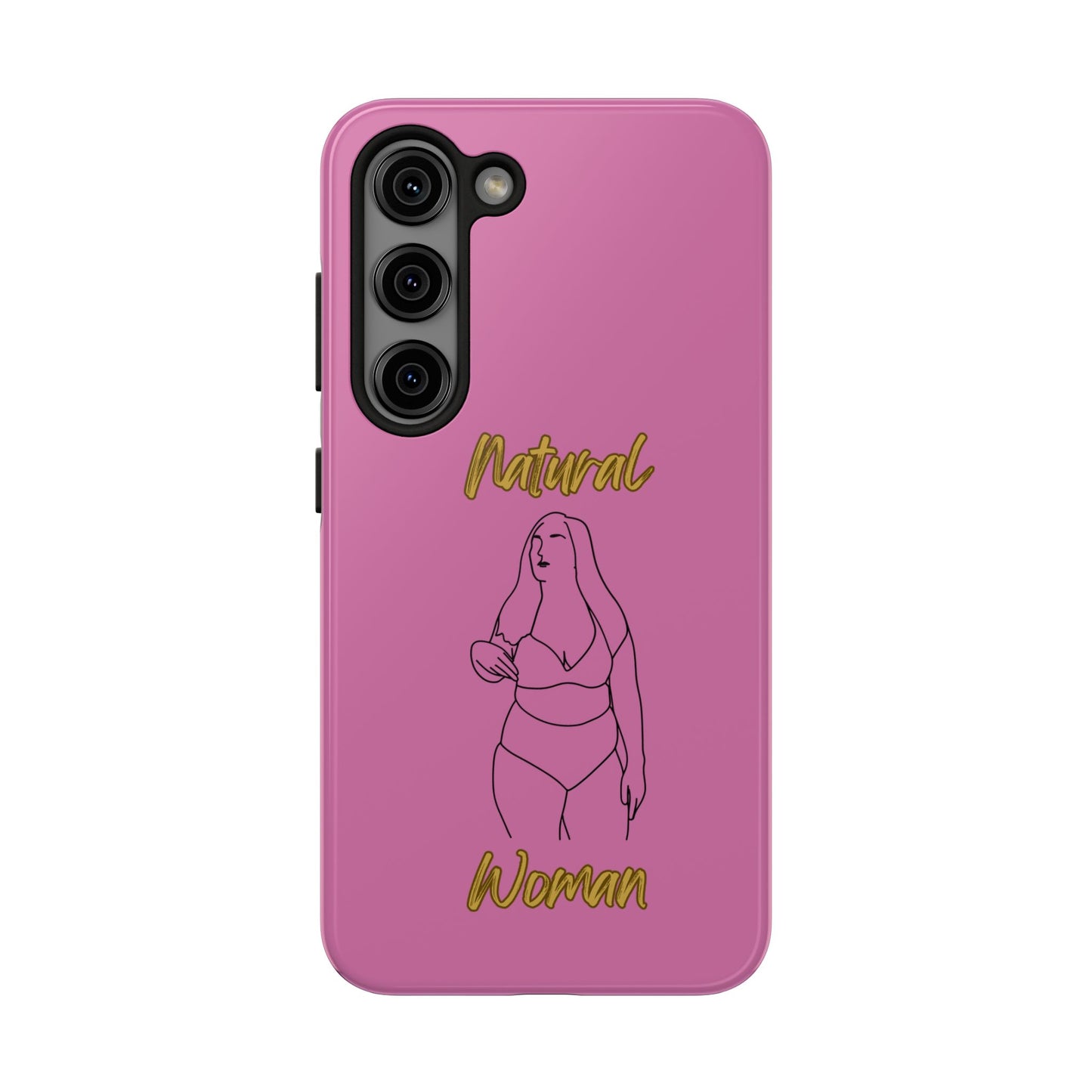 Natural Woman Full Beauty (BL)Tough Phone Cases LIGHT PINK