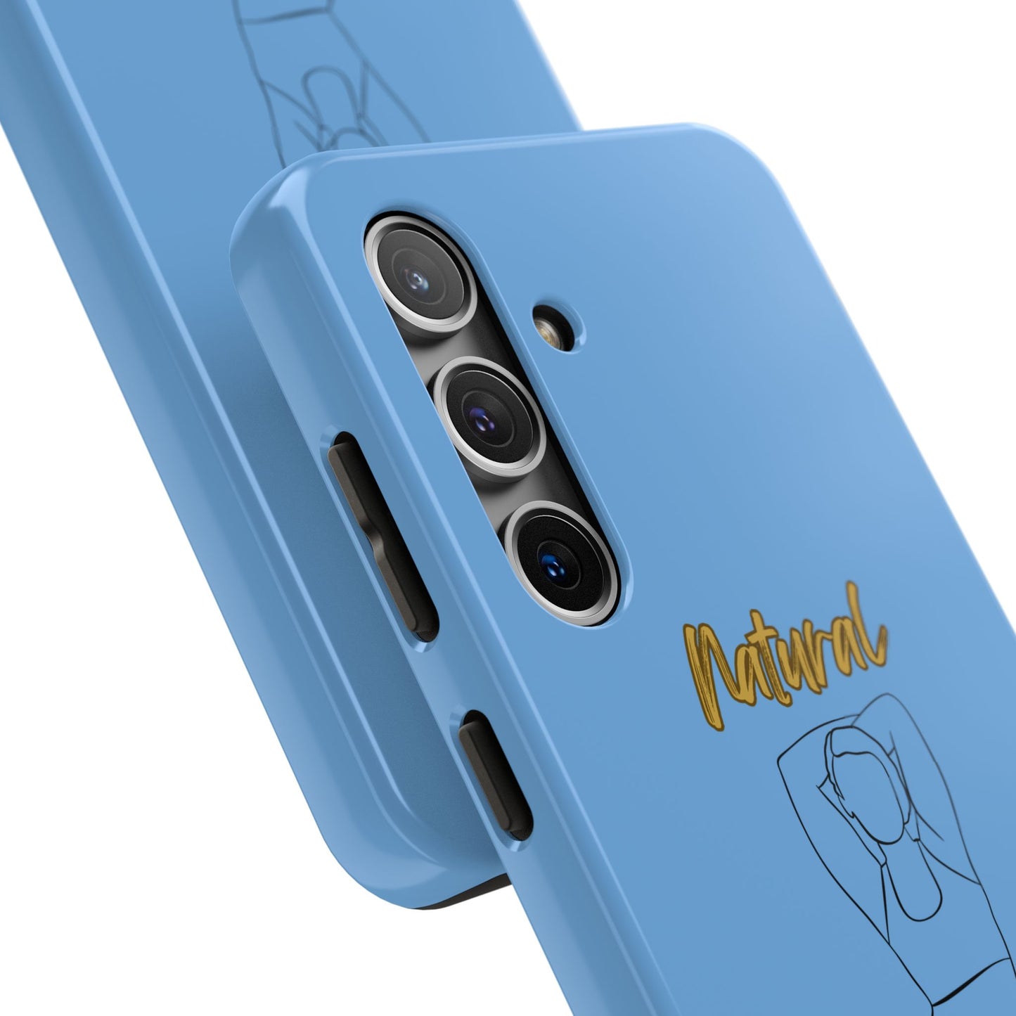 Natural Woman I Love Me (BL)Tough Phone Cases LIGHT BLUE