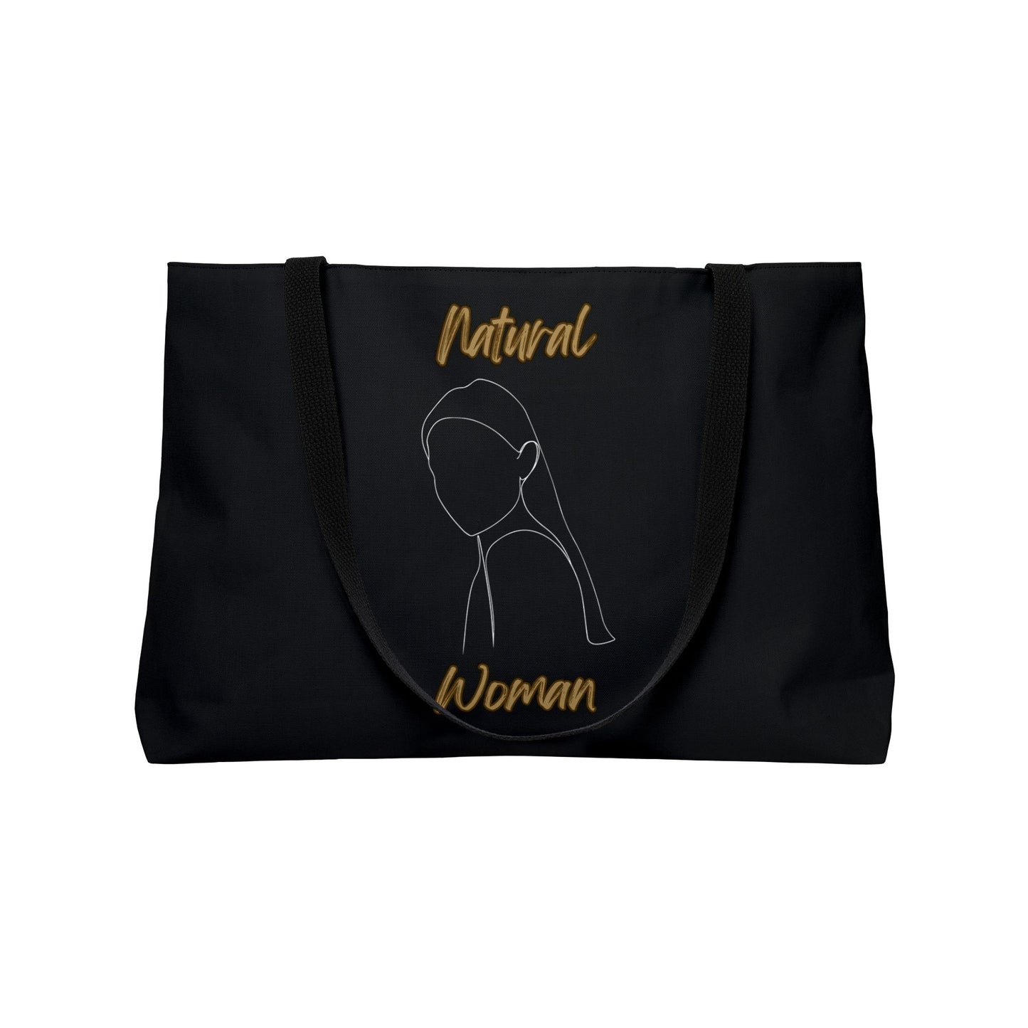 Natural Woman Tilted Look (WL) Weekender Tote Bag BLACK