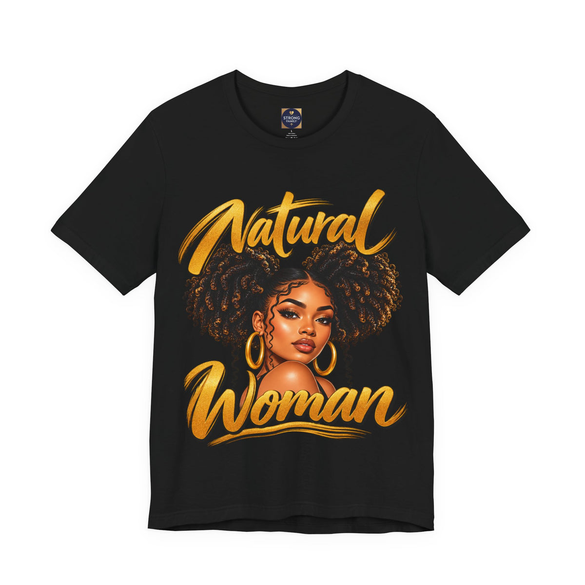 Natural Woman "Twin Puffs" Graphic Tee | Women’s Inspirational T-Shirt
