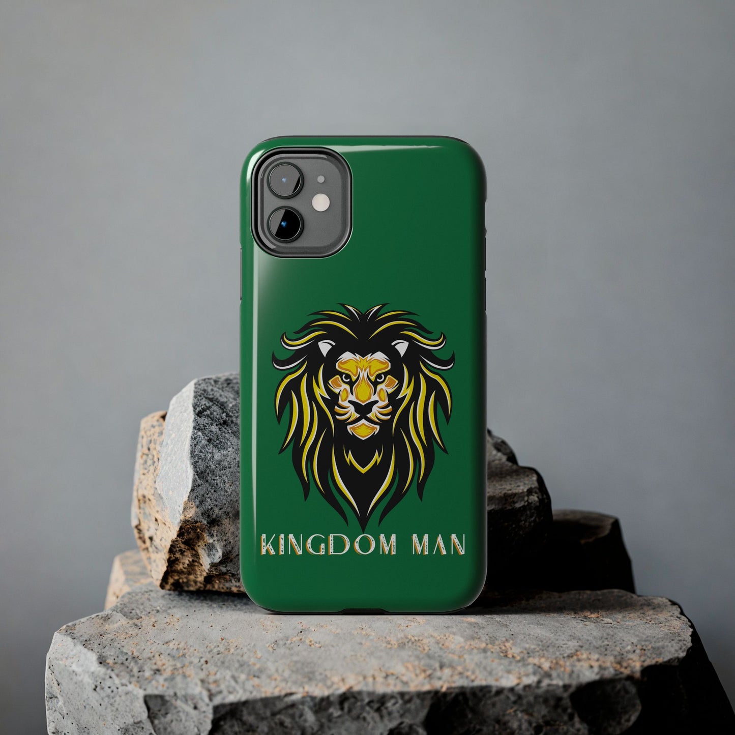 Kingdom Man (White-Gold Label) Tough Phone Case DARK GREEN