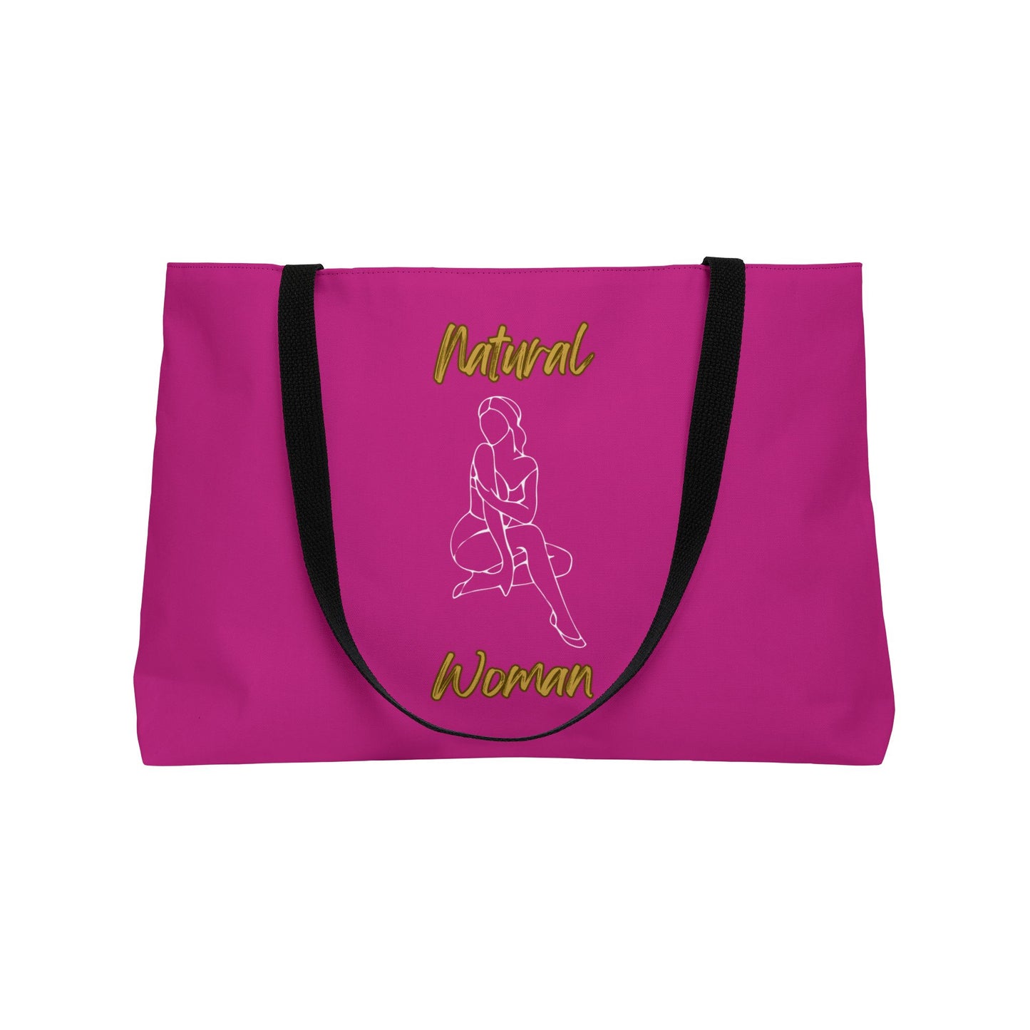 Natural Woman Shoulder Action (WL) Weekender Tote Bag PINK