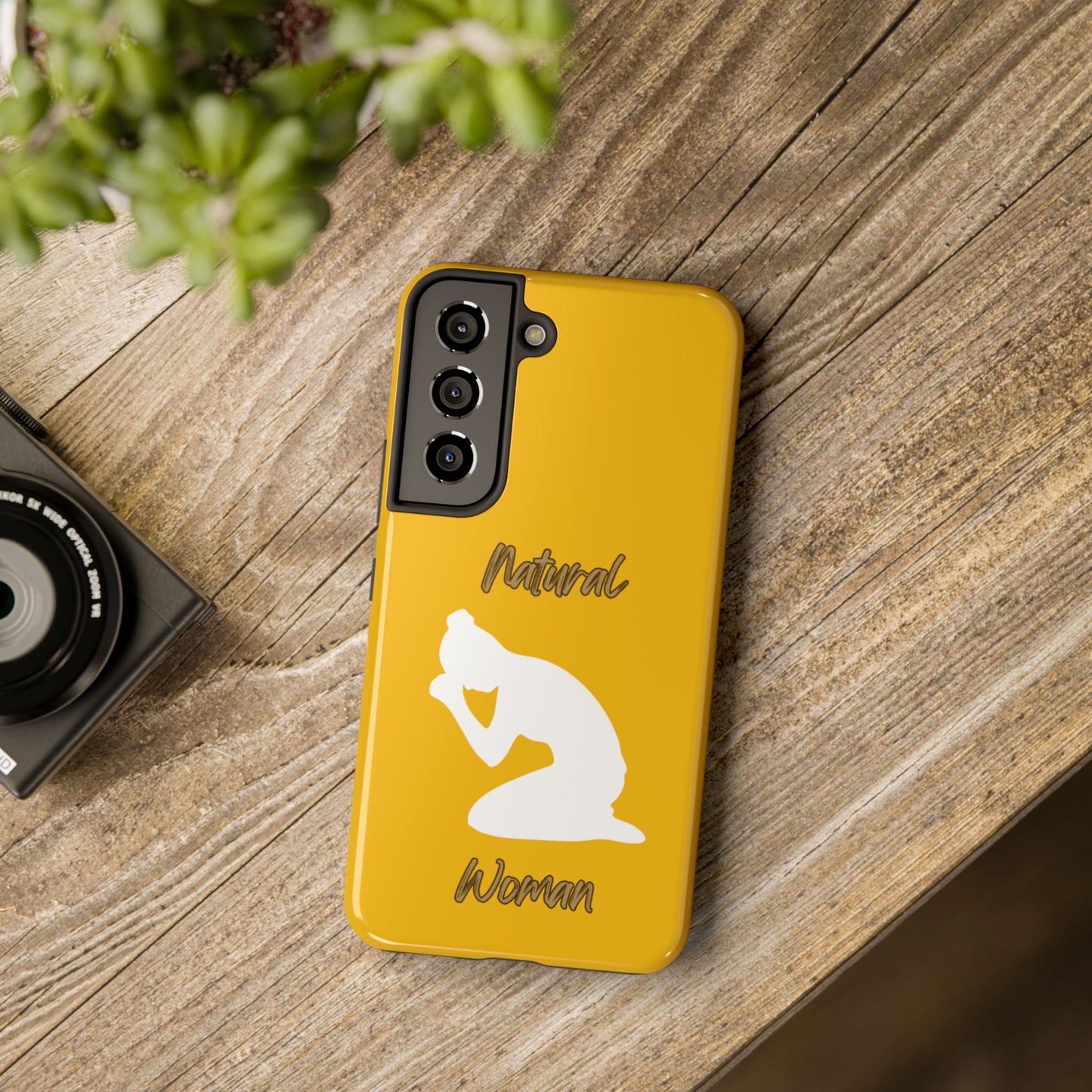 Natural Woman Pray (WL) Tough Phone Cases YELLOW