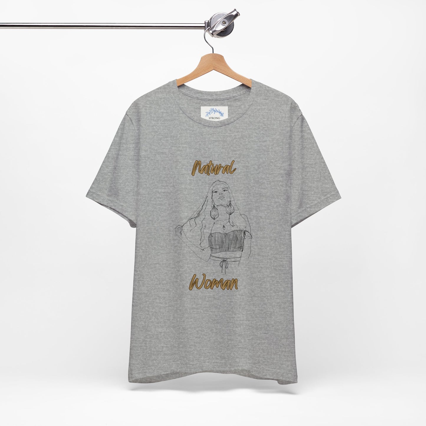 Natural Woman Thinking (BL) Short Sleeve T-Shirt