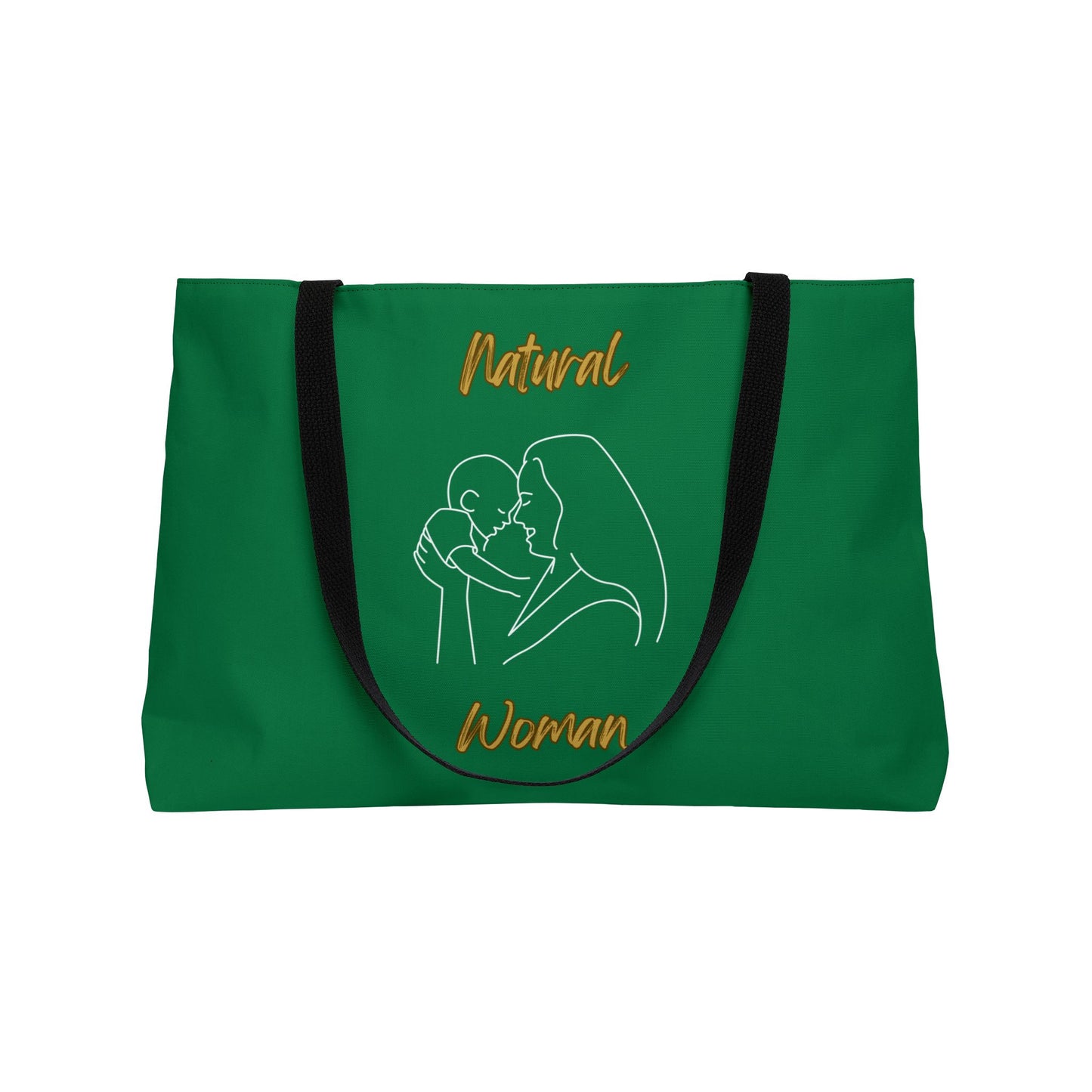 Natural Woman Joy (WL) Weekender Tote Bag DARK GREEN