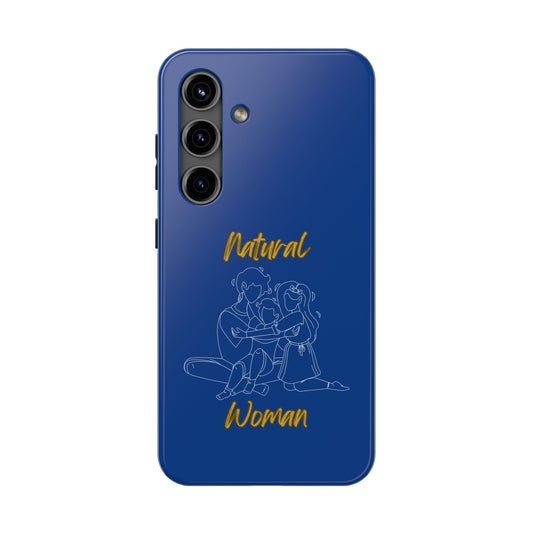 Natural Woman Bear Hugs (WL) Tough Phone Cases DARK BLUE